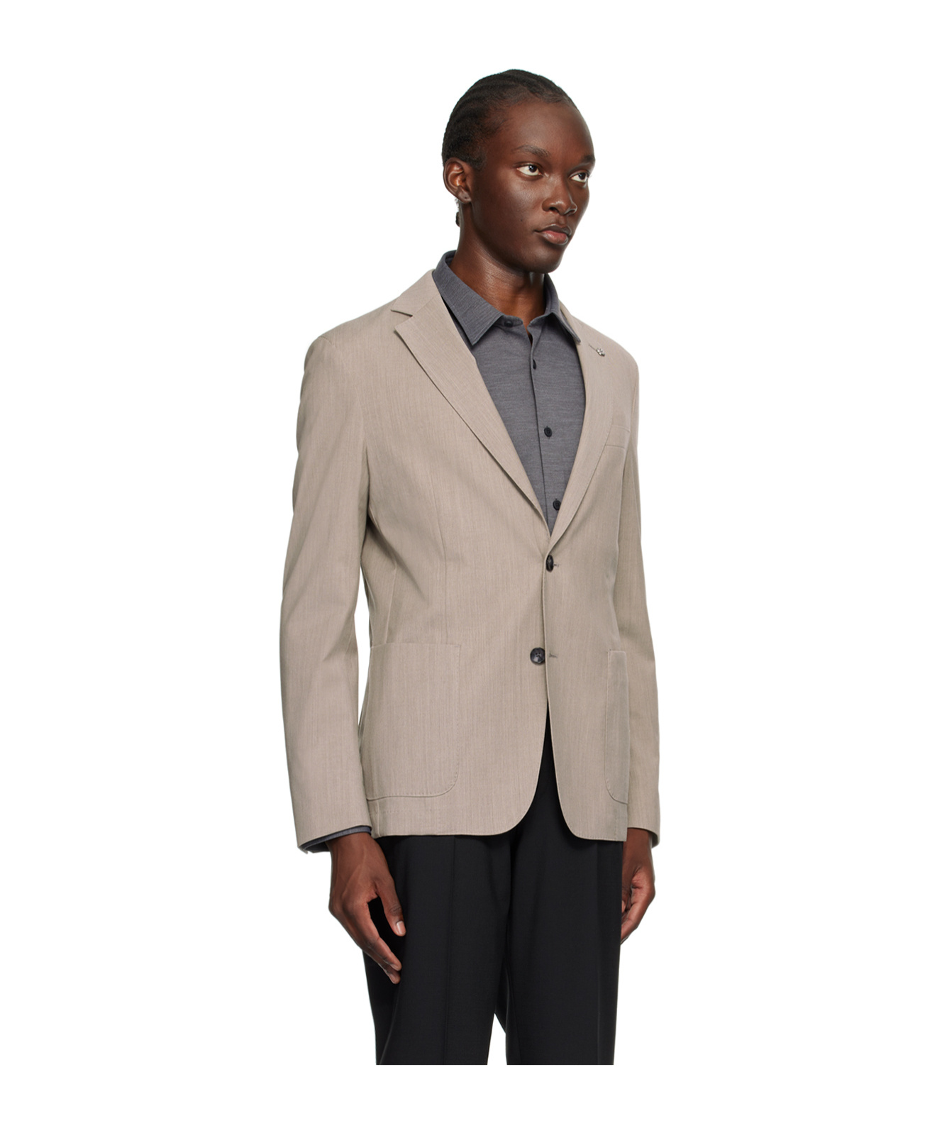 HUGO BOSS SLIM-FIT LONG-SLEEVED BLAZER
