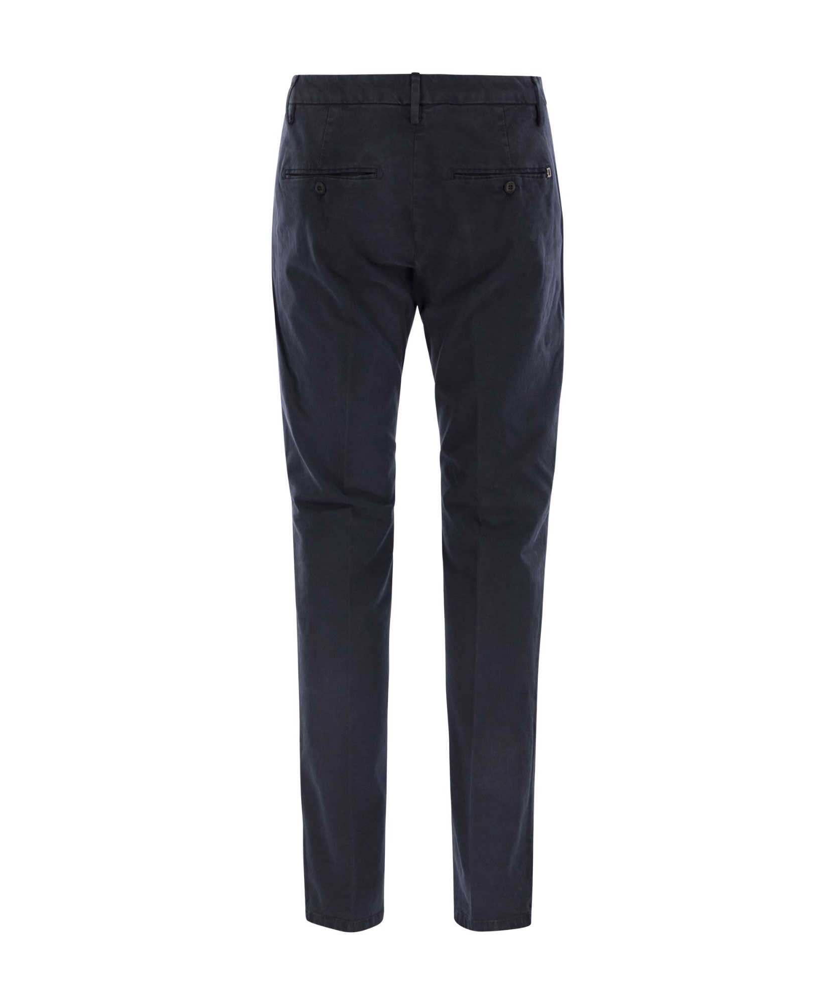 Dondup Men's Spiritissimo - Regular Chino Trousers In Black