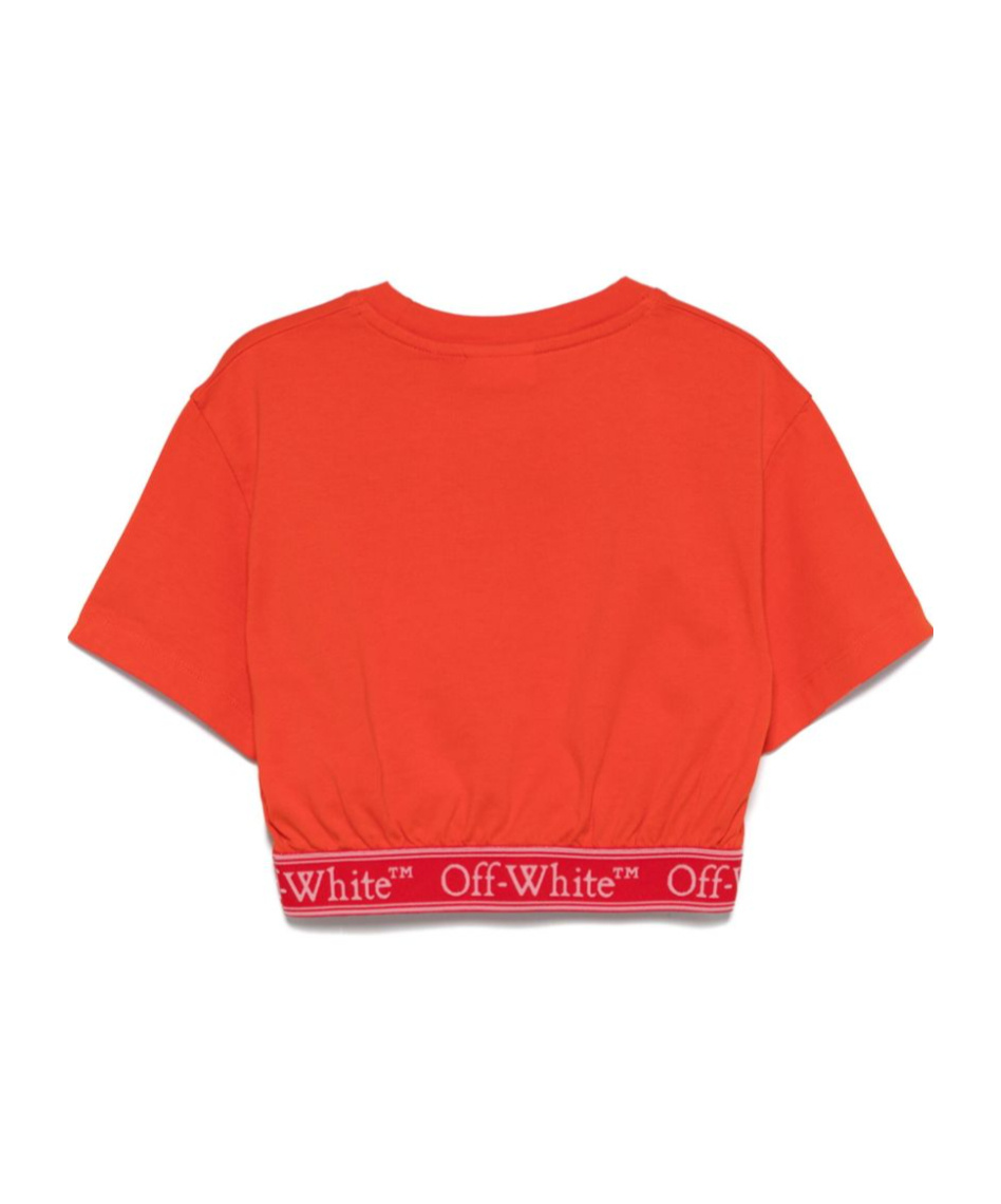 Off-white Logo-print T-shirt In Red
