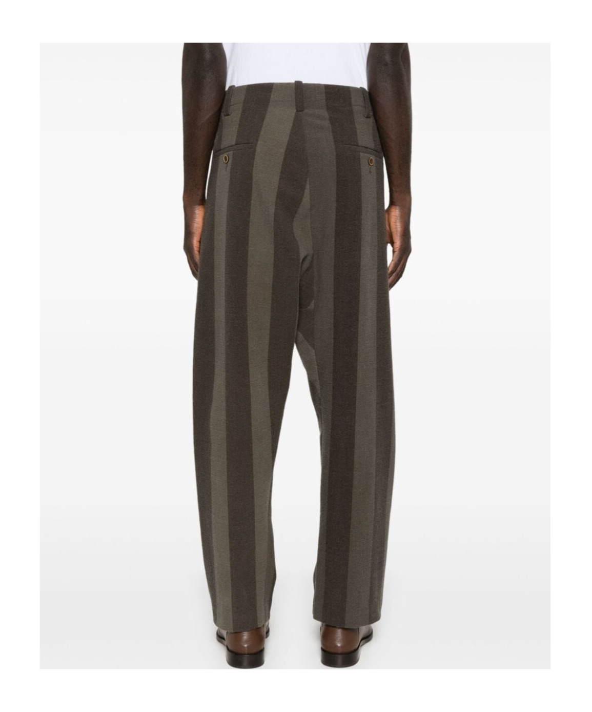 Uma Wang Belt-loop Casual Pants In Black