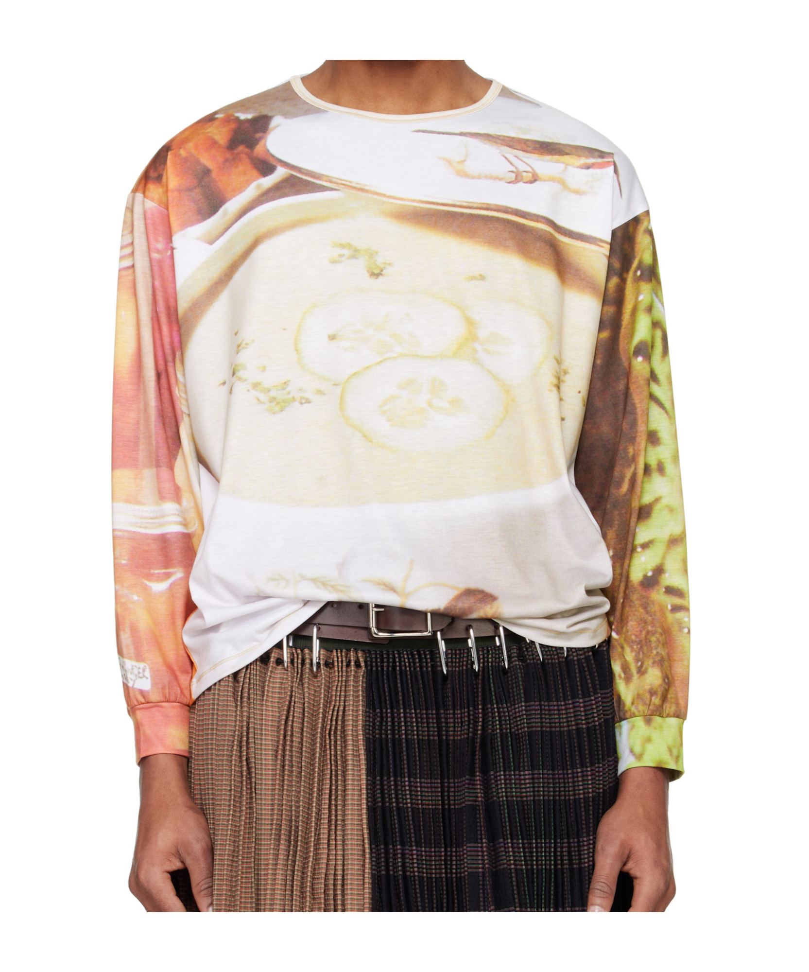 Chopova Lowena Ssense Exclusive Multicolor Oversized Jersey Soup T-shirt In Multicolor