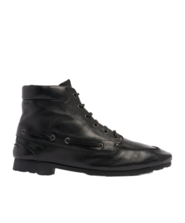 Bally Lace-up Boots In Black