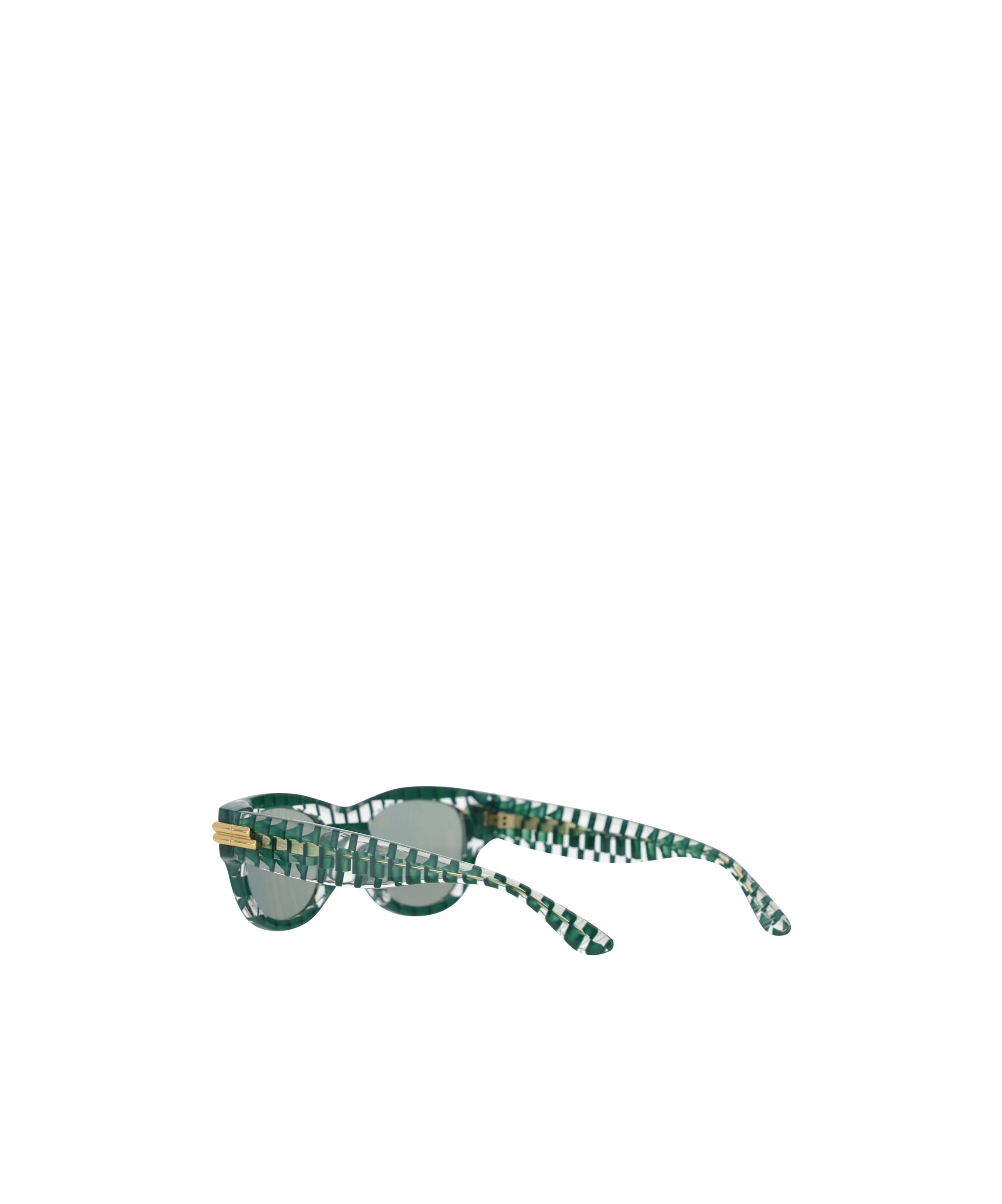 Bottega Veneta Mitre Square Sunglasses In Gray