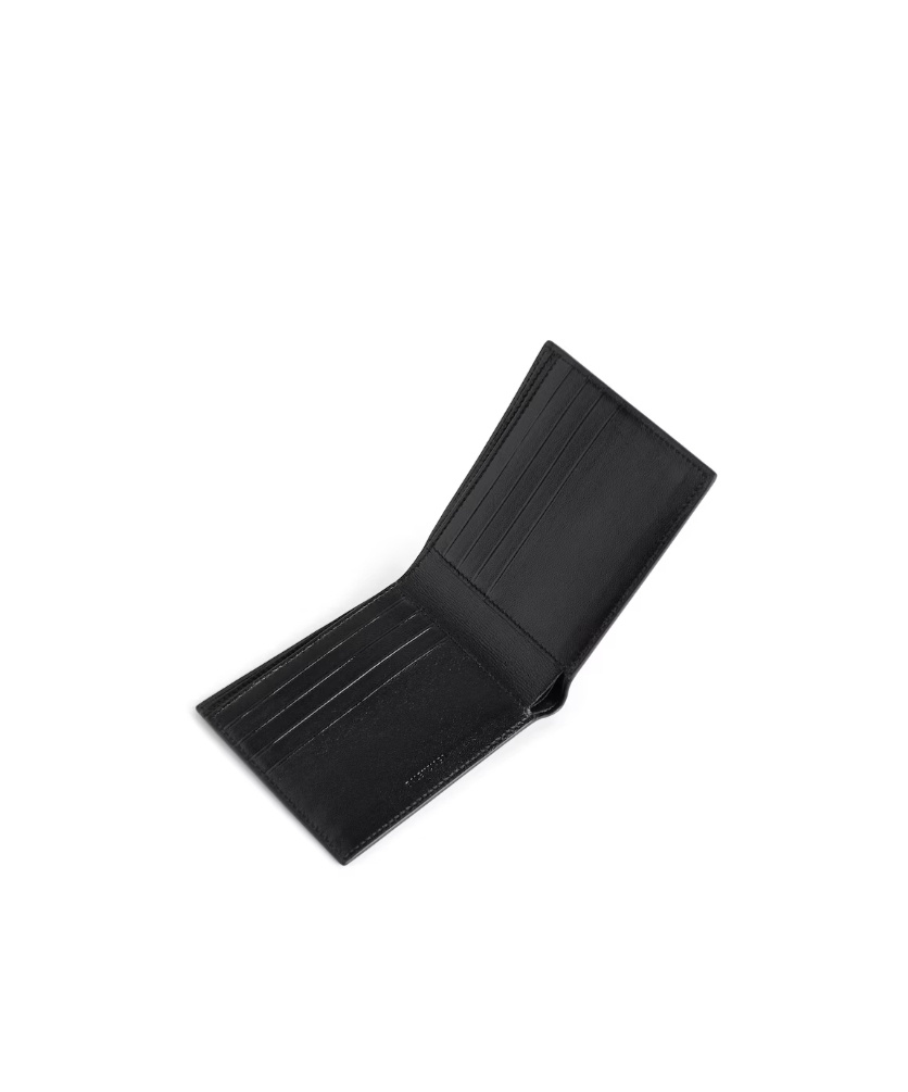 Balenciaga Cash Square Bi-fold Wallet In Black