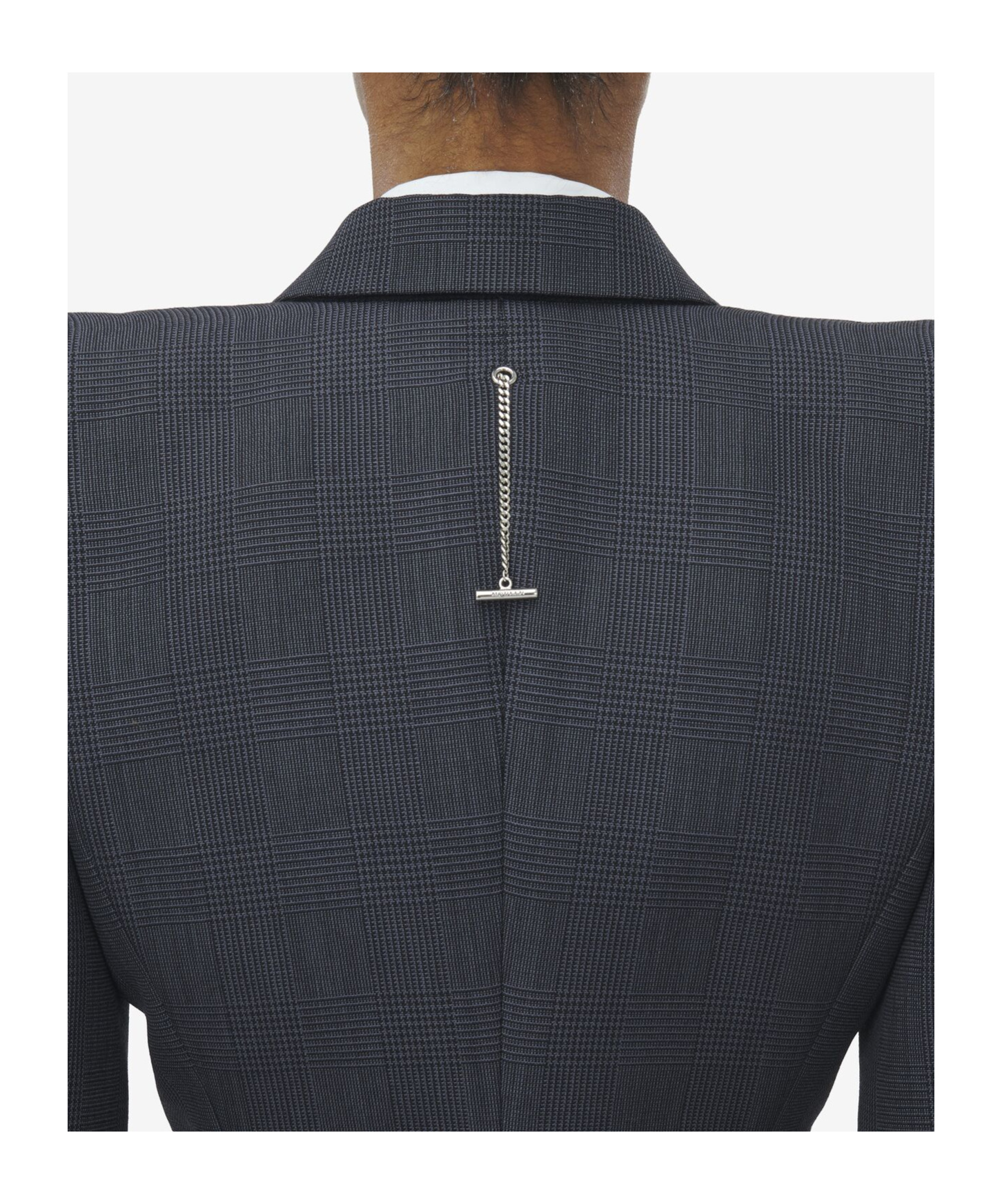 Alexander Mcqueen Crossed Blazer In Grey
