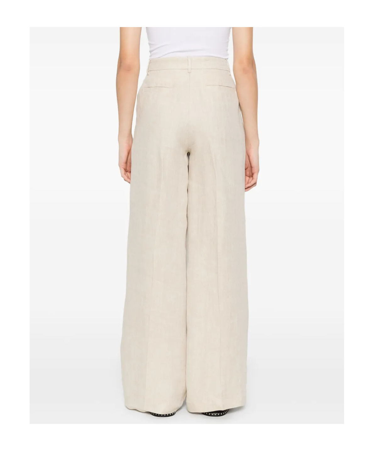 Shop P.a.r.o.s.h Linen Trousers
