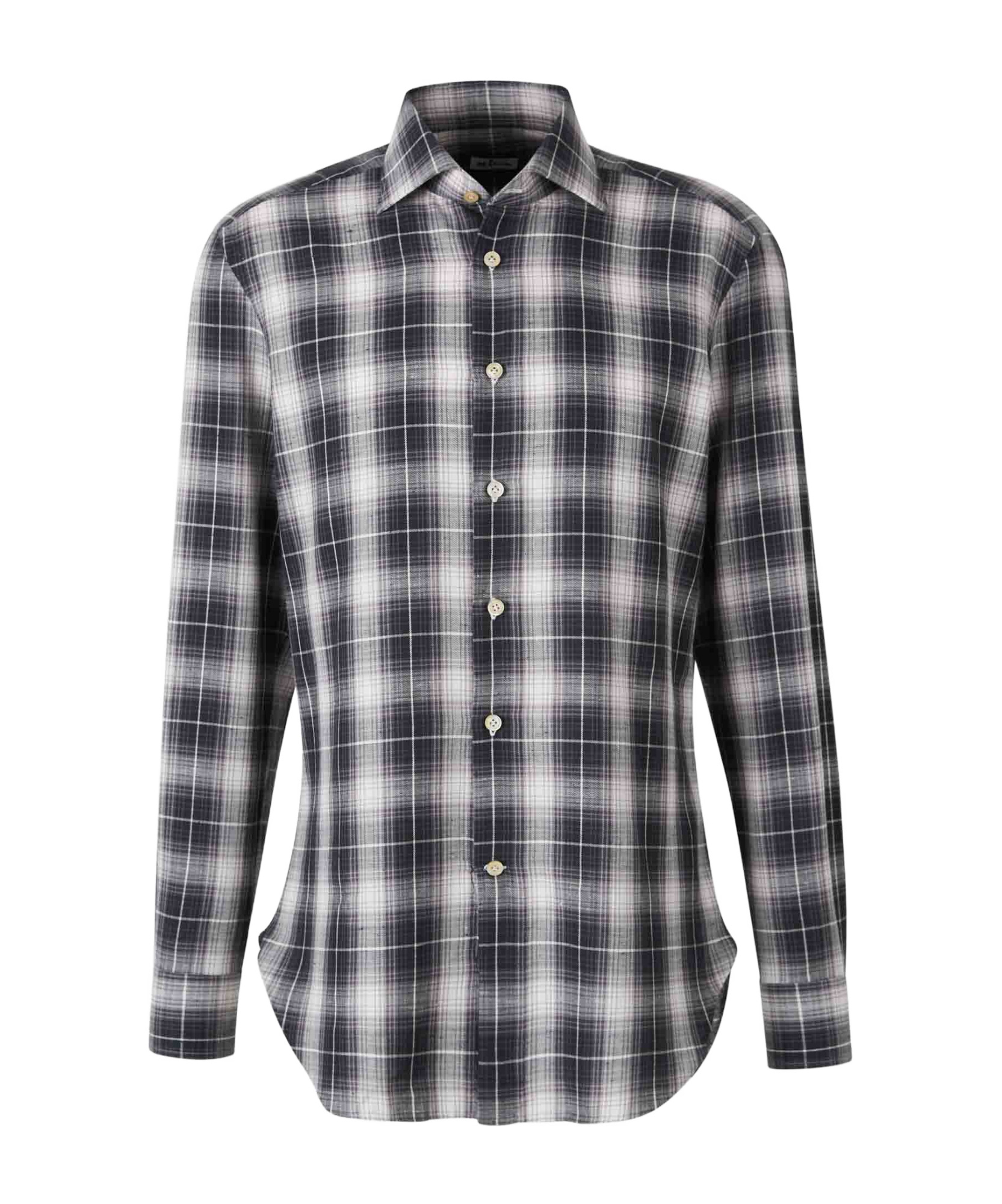 KITON CHECKERED SHIRT 
