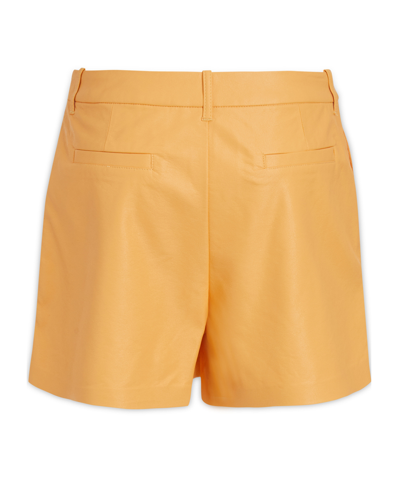 Stand Studio Belt Loop Shorts In Yellow