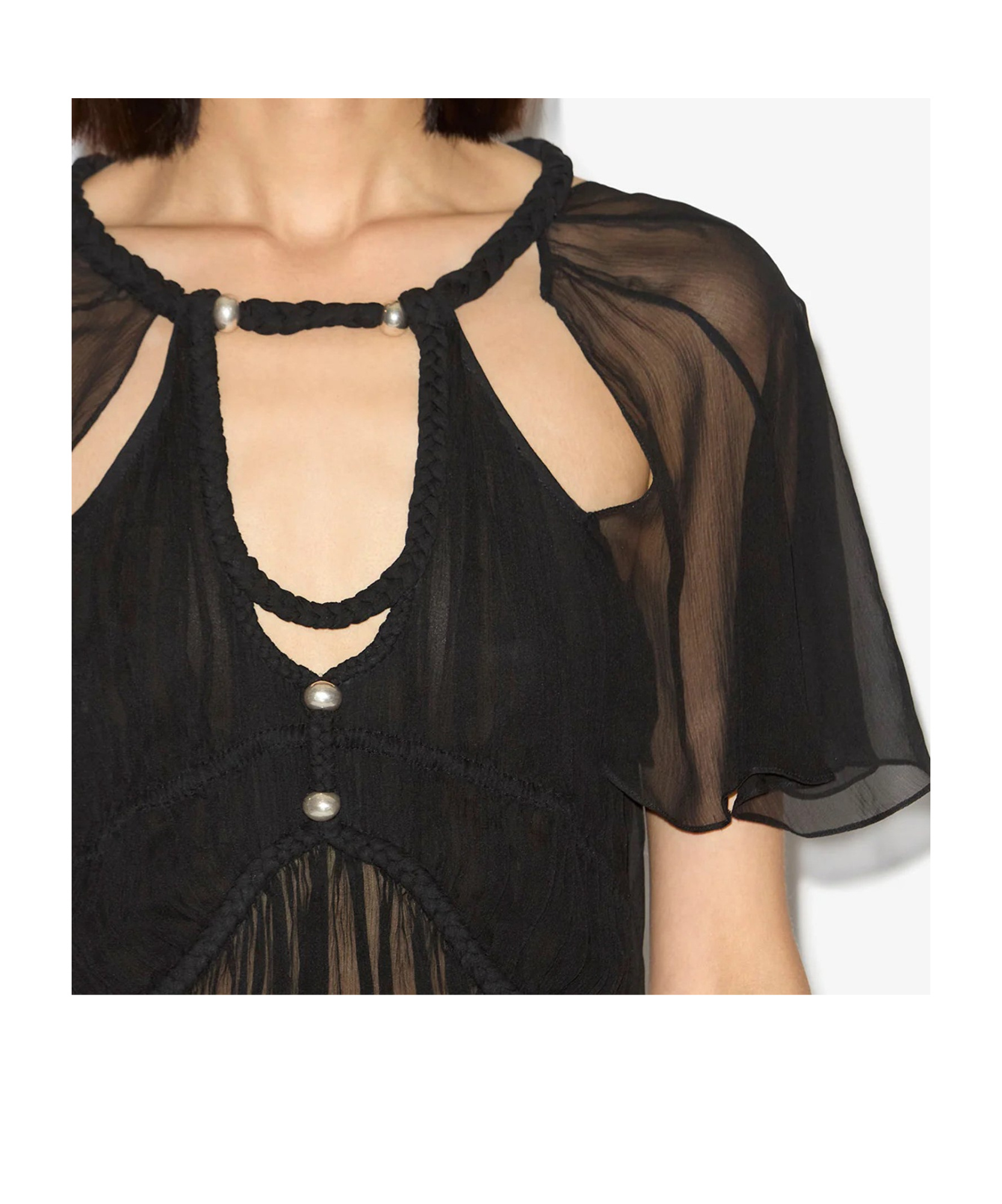 Isabel Marant Rosaline Top In Black