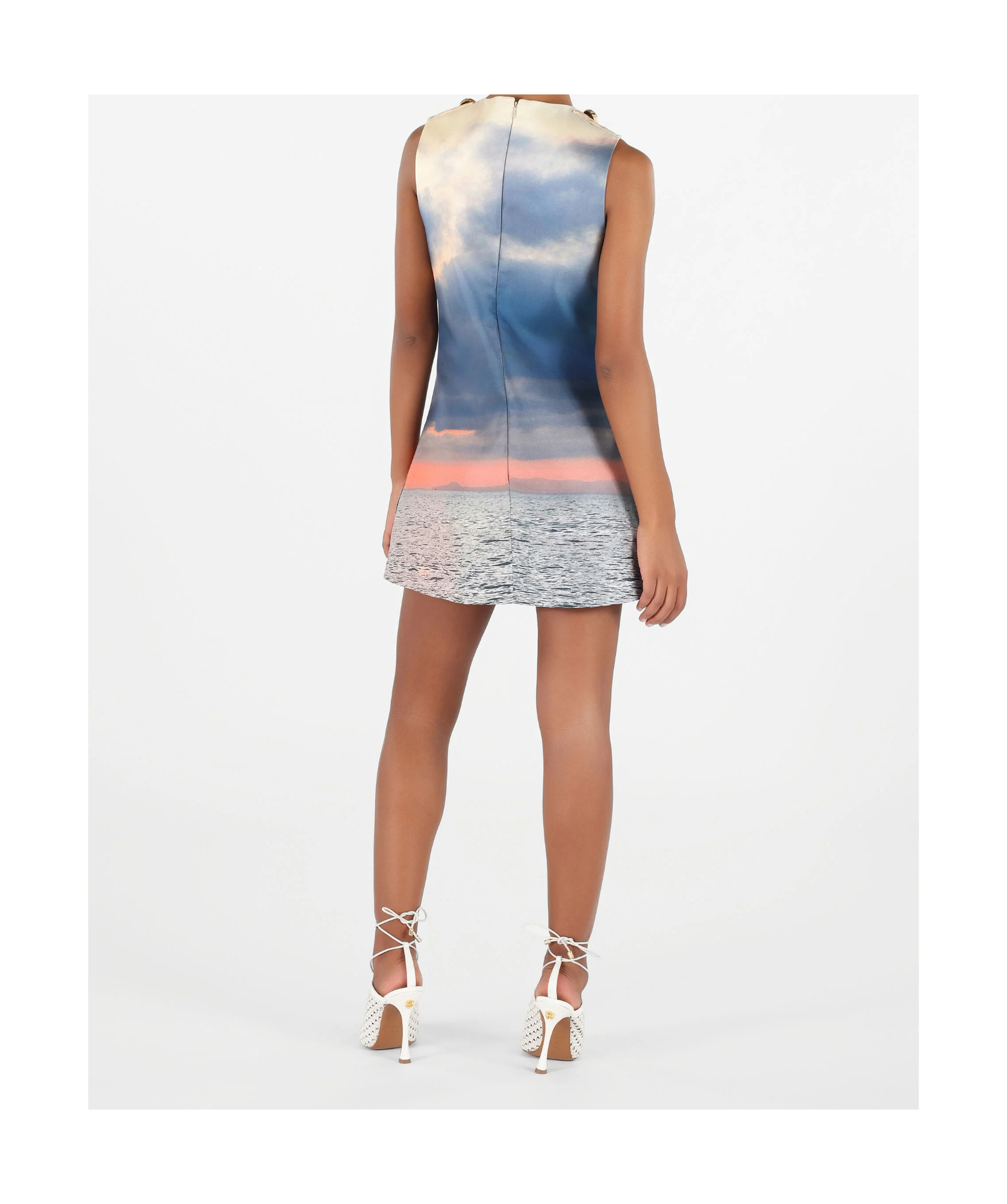 Shop Roberto Cavalli Photograph-print Mini Dress