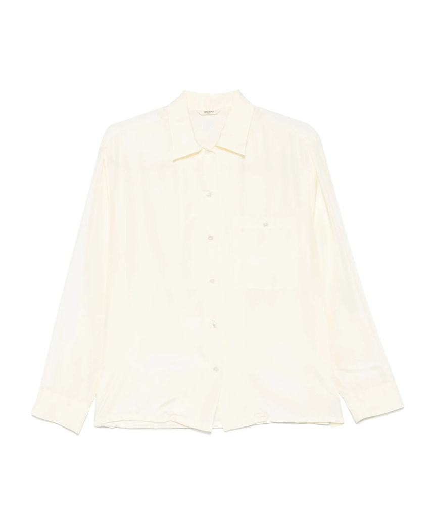 Shop Barena Venezia Long-sleeved Shirt In White