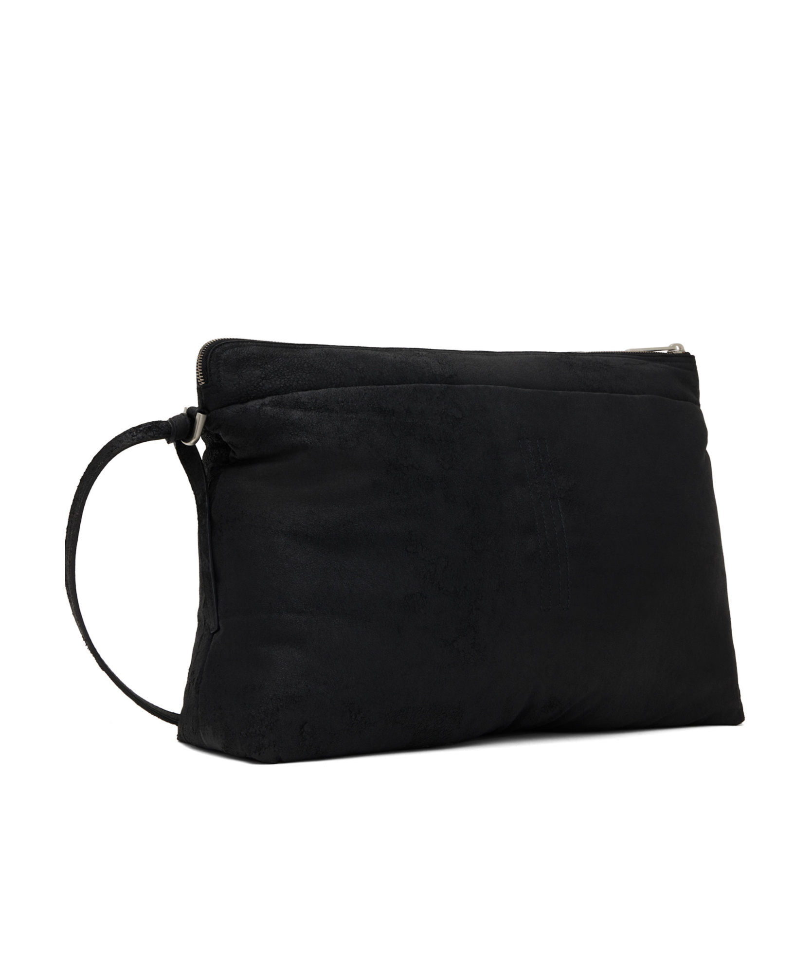 Rick Owens Zippered Crossbody Bag In Black