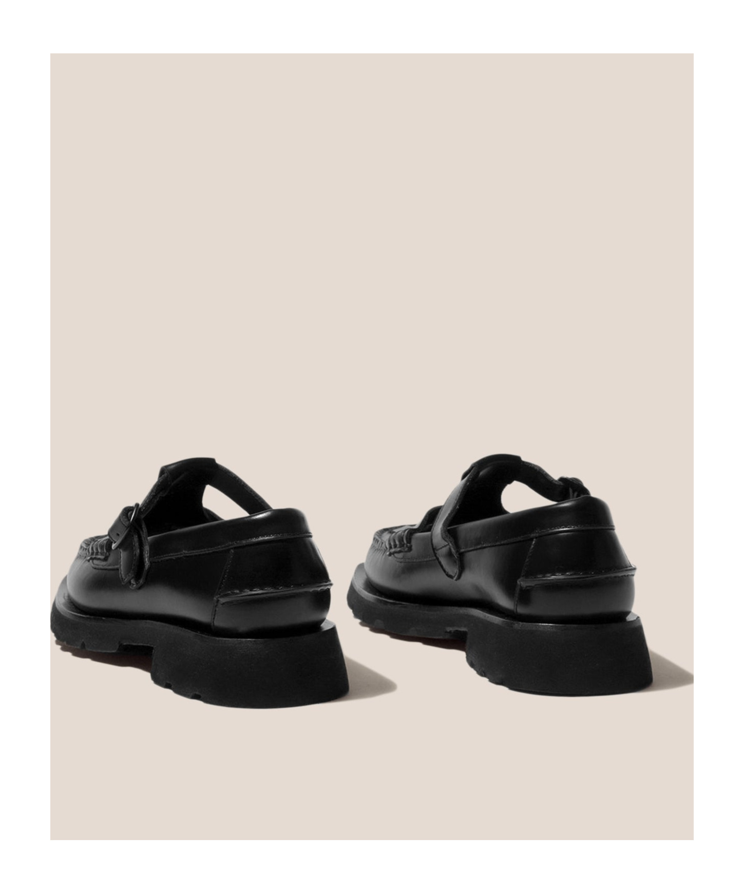 Shop Hereu Tread Sole T-bar Loafer