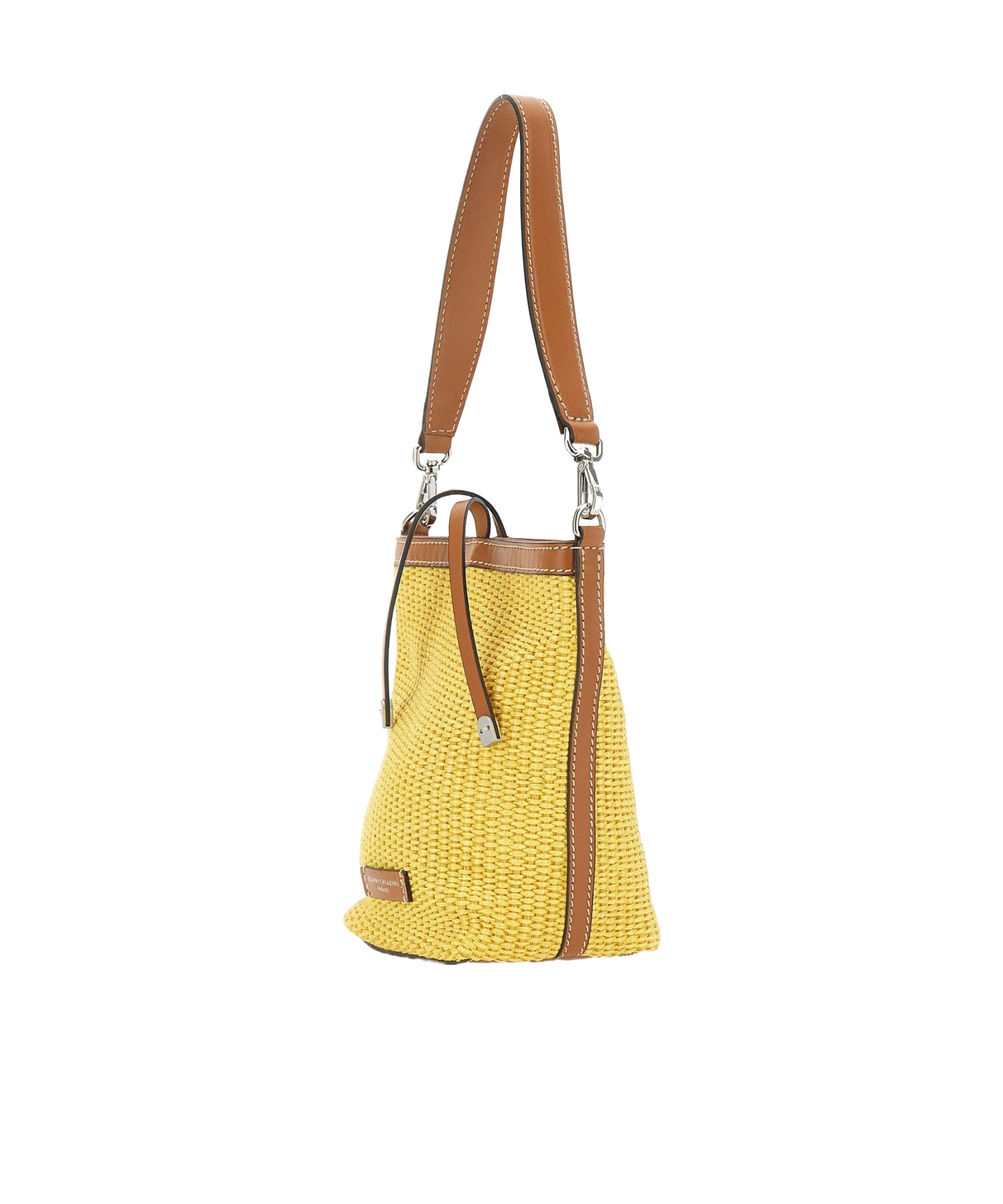 Gianni Chiarini Emily Tote Bag In Yellow