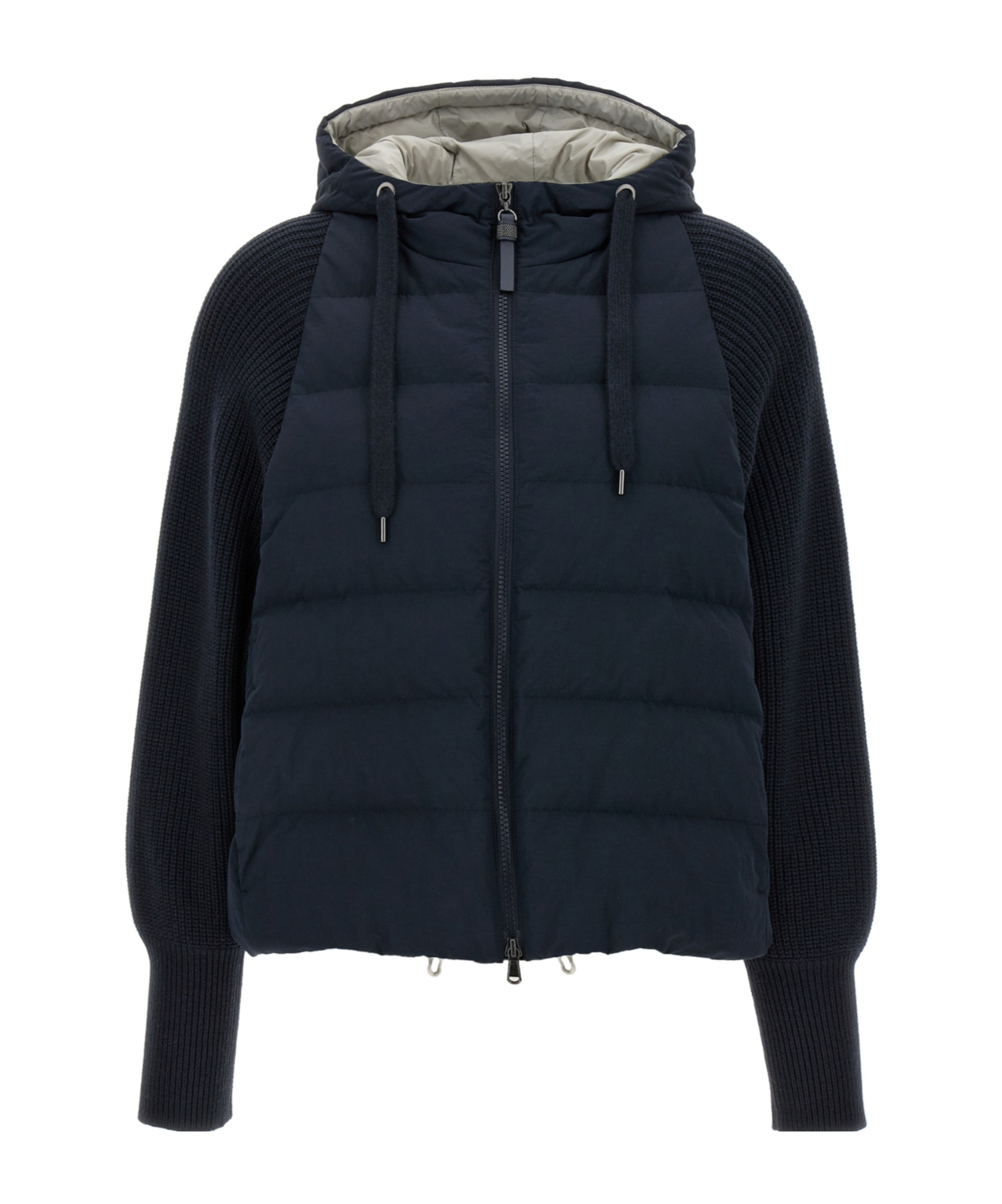 Shop Brunello Cucinelli Long Sleeve Cotton Coat