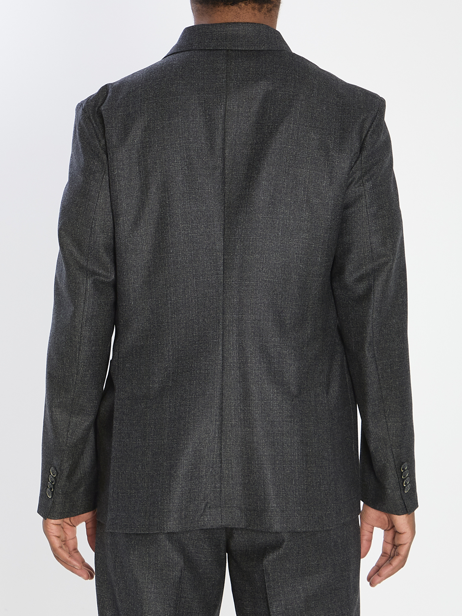 Barena Venezia Double Breasted Long Sleeve Blazer In Gray