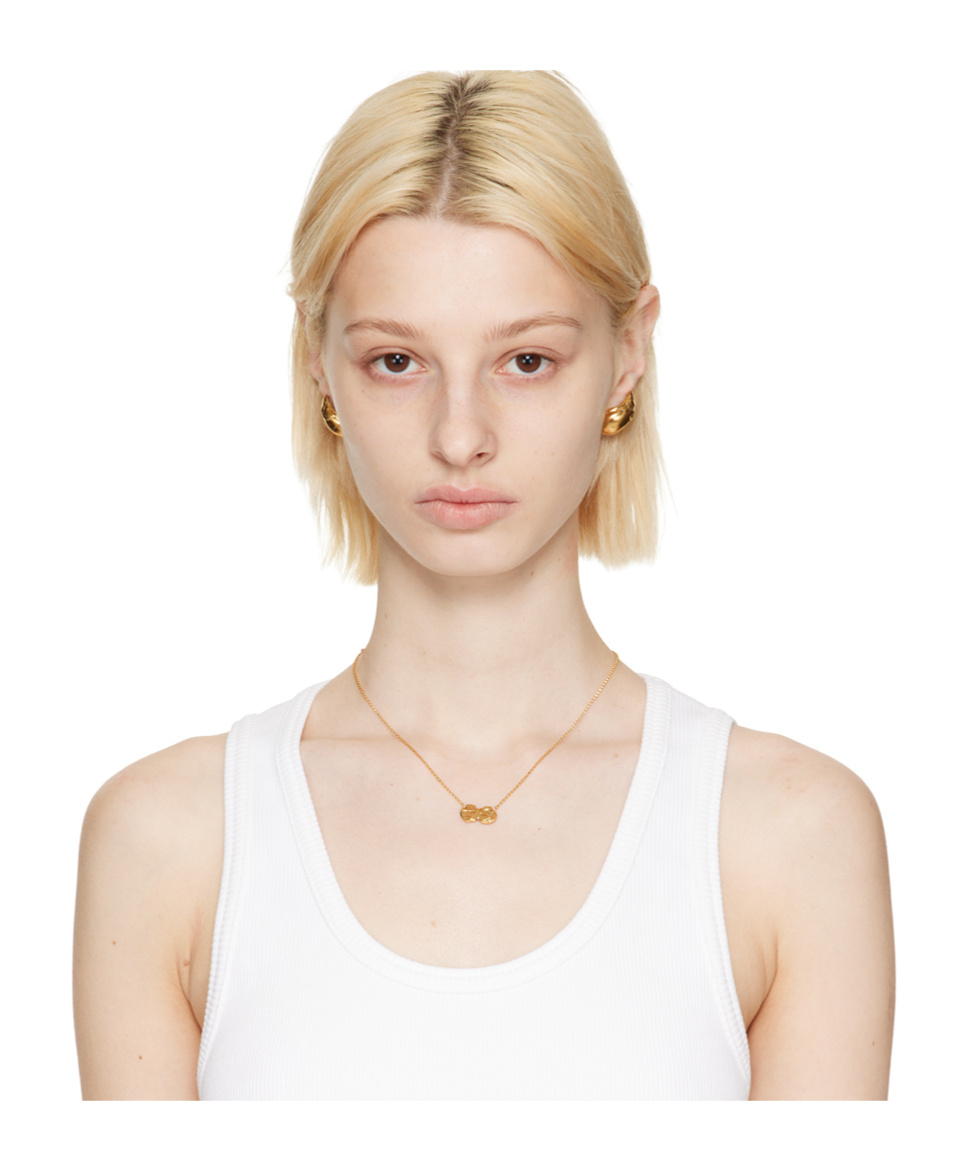 Alighieri The Path Of The Moons Necklace In Yellow