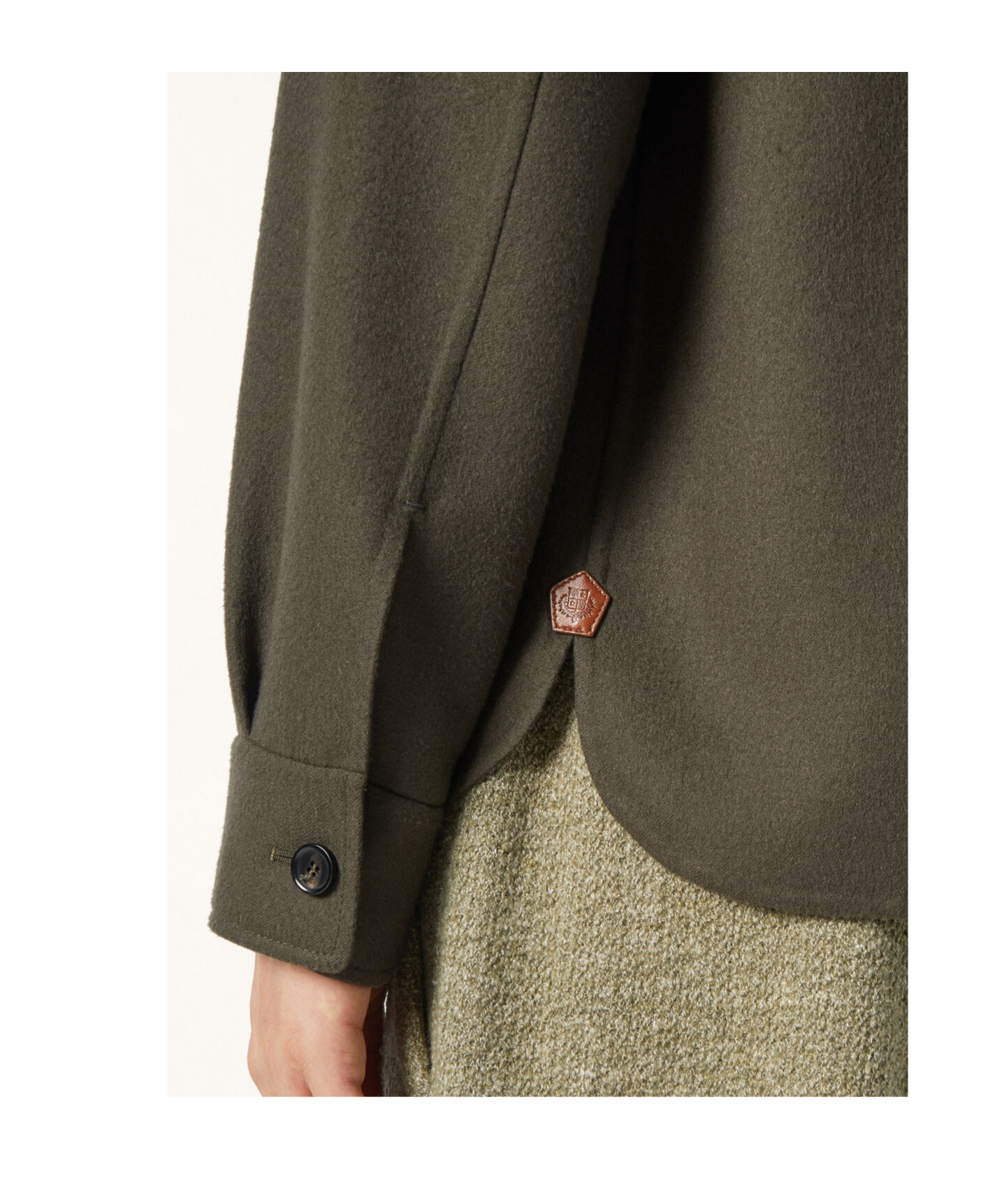 Loro Piana Jim Overshirt In Black Pine