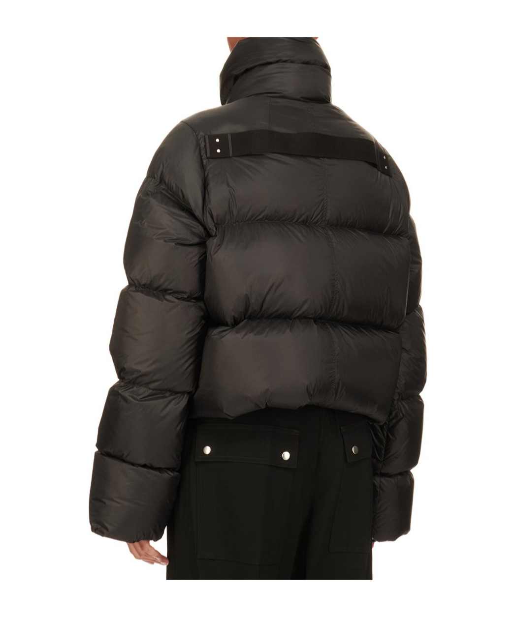 Rick Owens Turtle Padded Jacket In Black