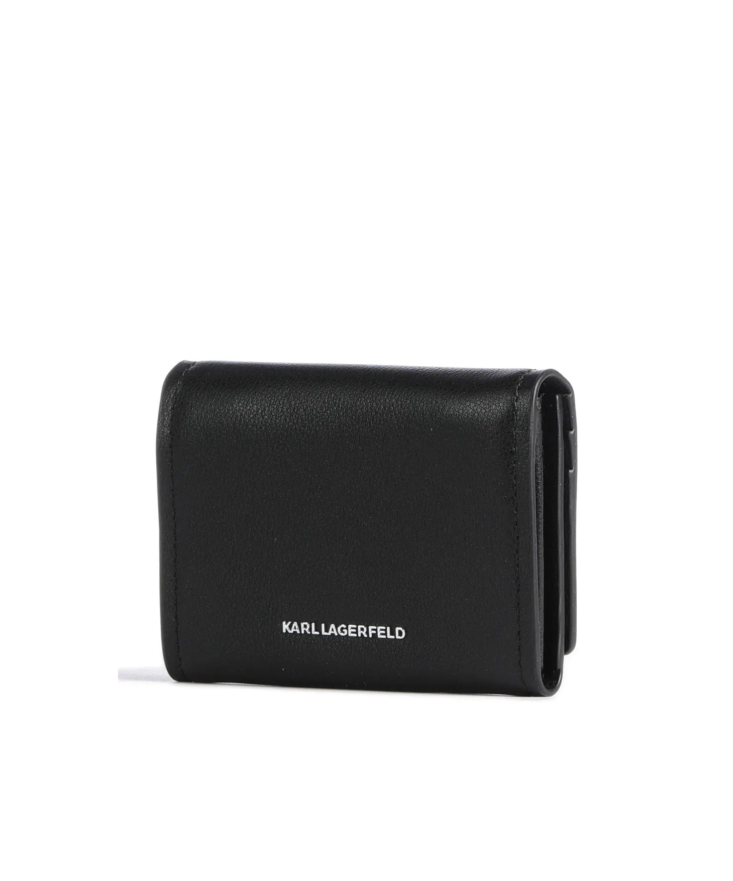 Karl Lagerfeld K/ikonic 2.0 Leather Wallet In Black
