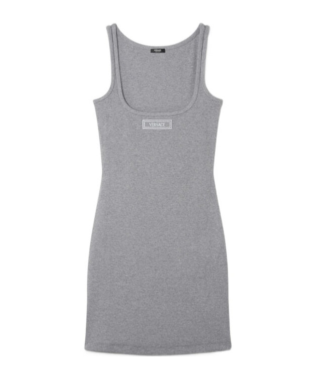 Versace Top Grey In Gray