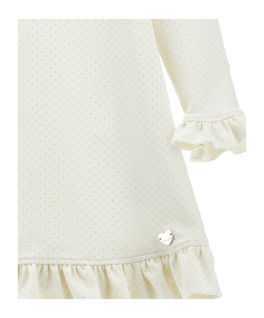 Monnalisa A-line Dress In White