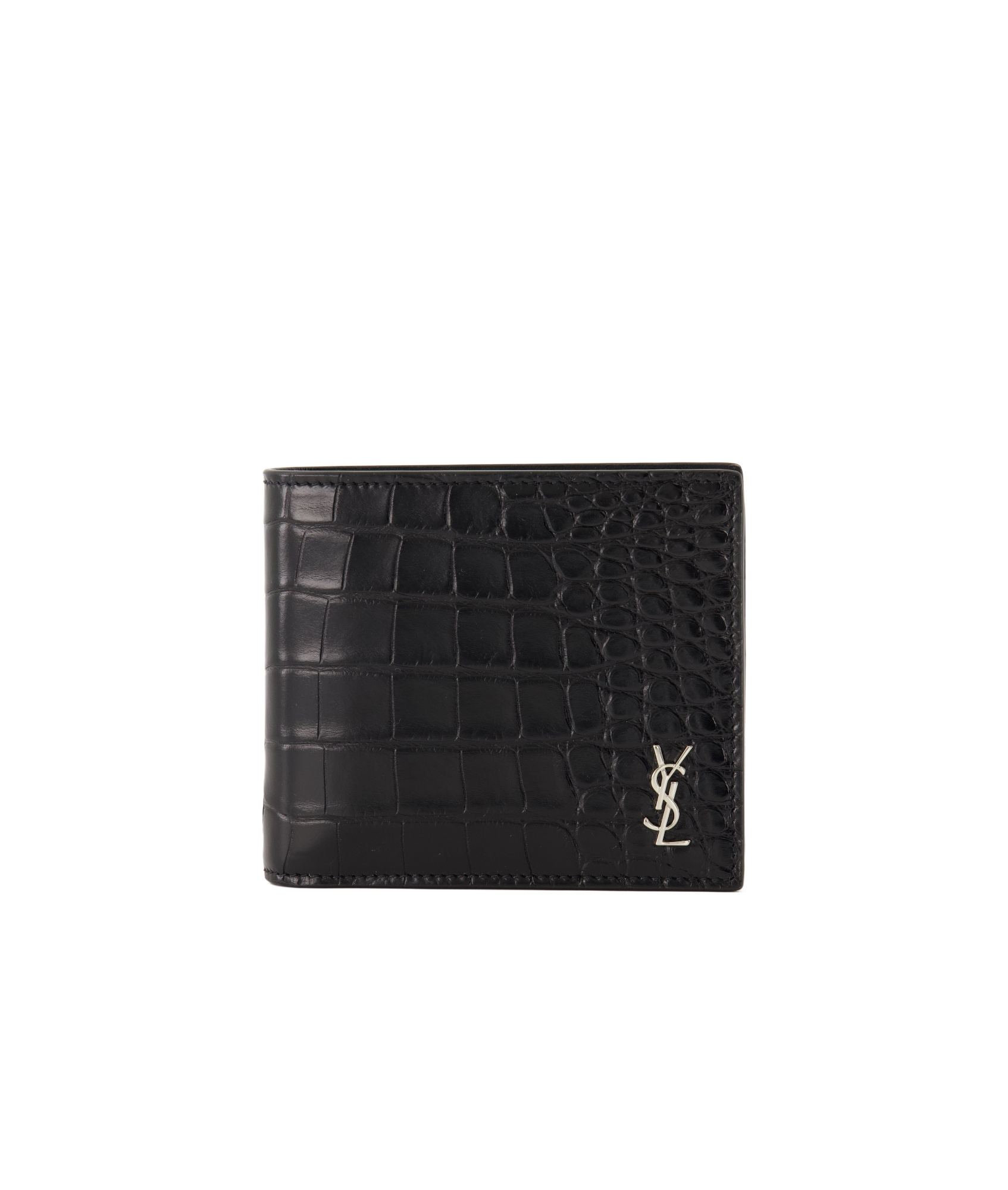 Saint Laurent Cassandra Wallet In Black