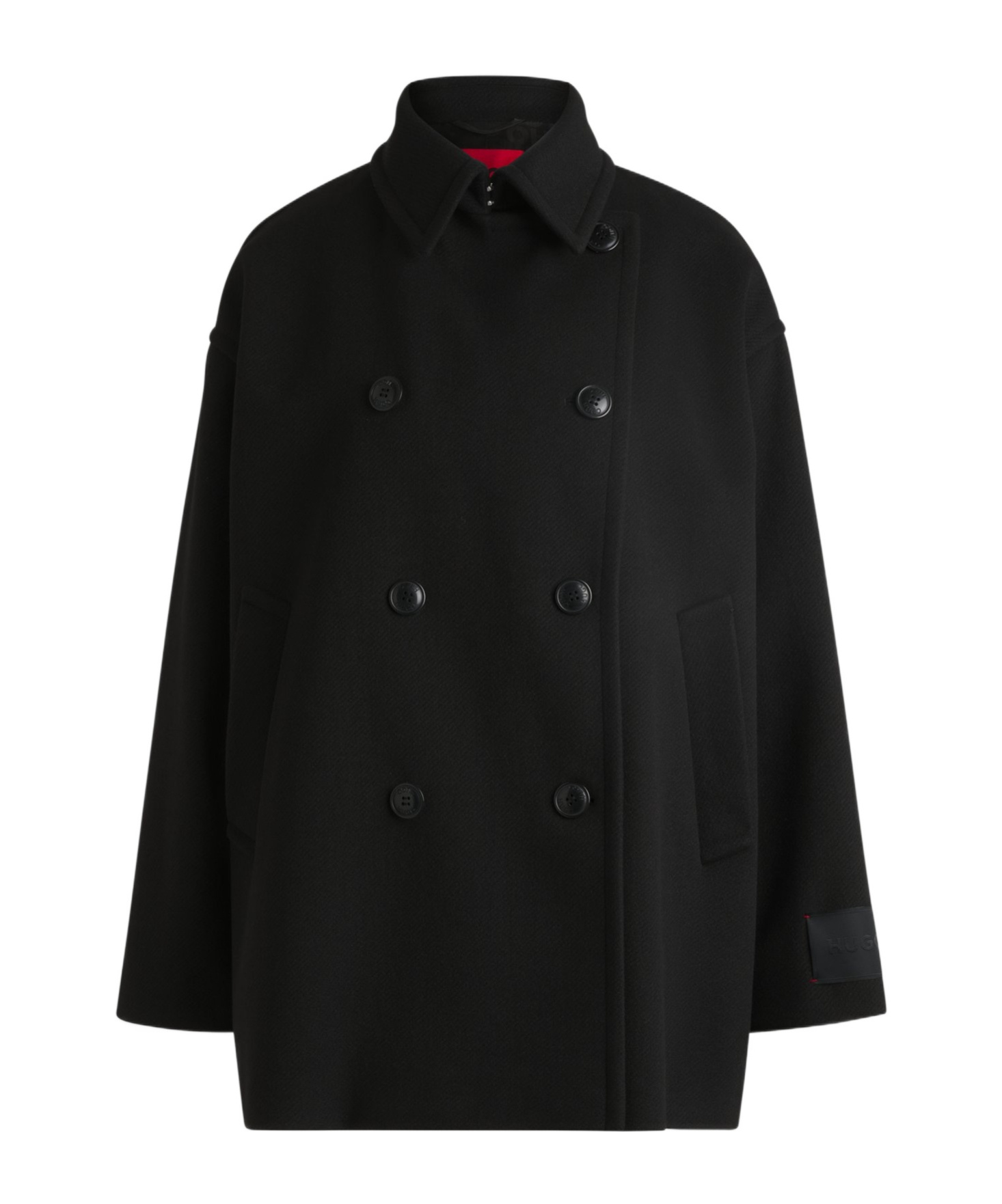 HUGO BOSS LONG-SLEEVED SHORT COAT