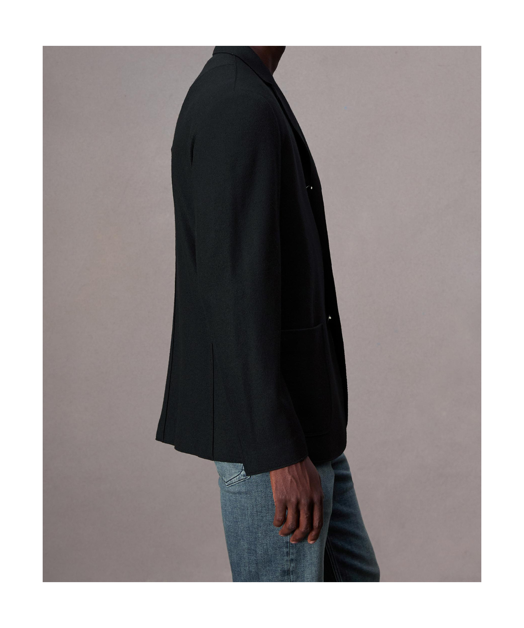 Rag & Bone Long-sleeved Suit Coat In Black