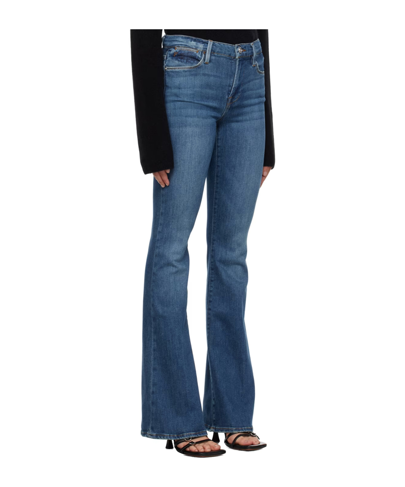 FRAME BELT-STRAP JEANS 