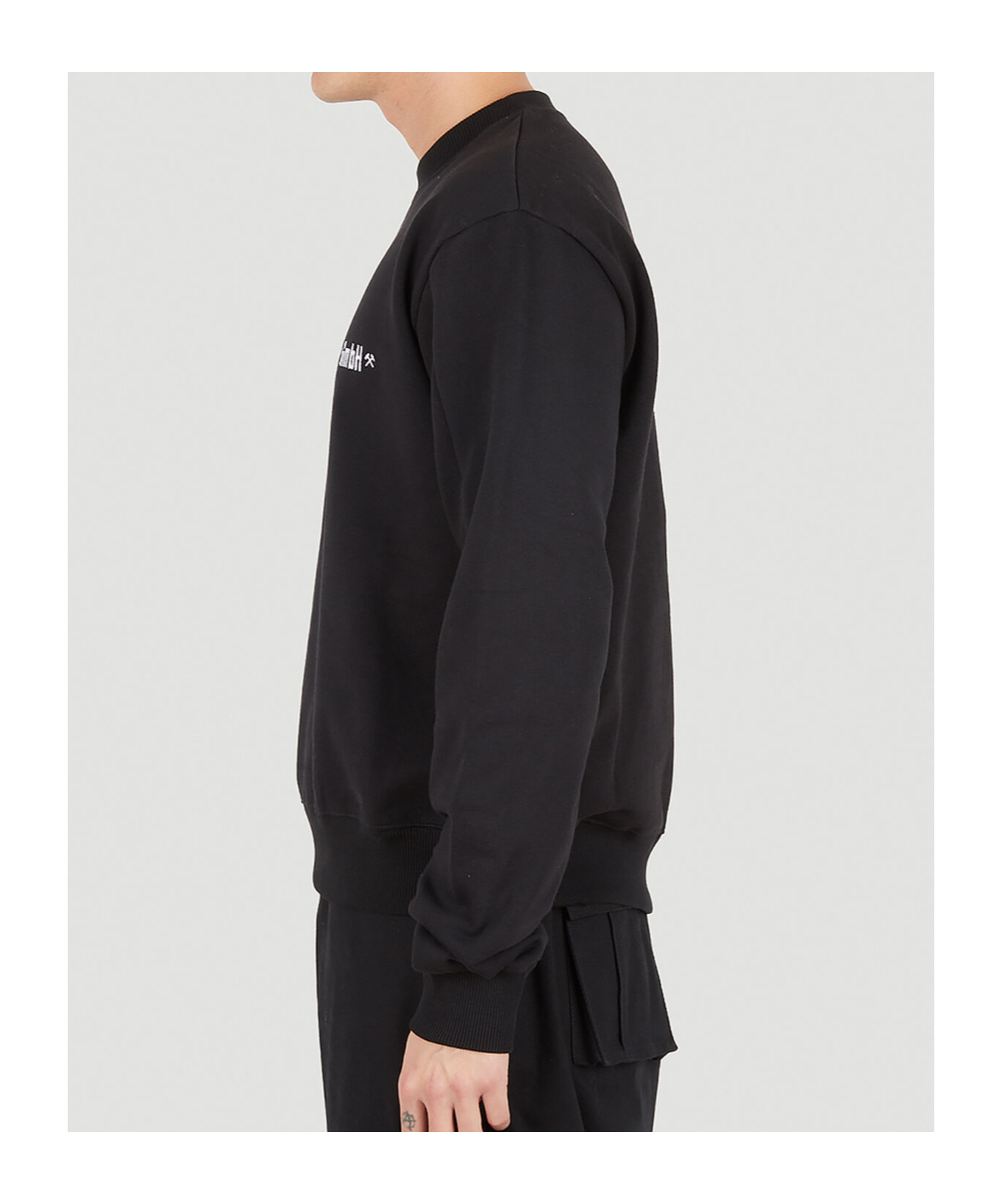 Gmbh Screen Print Sweatshirt In Black