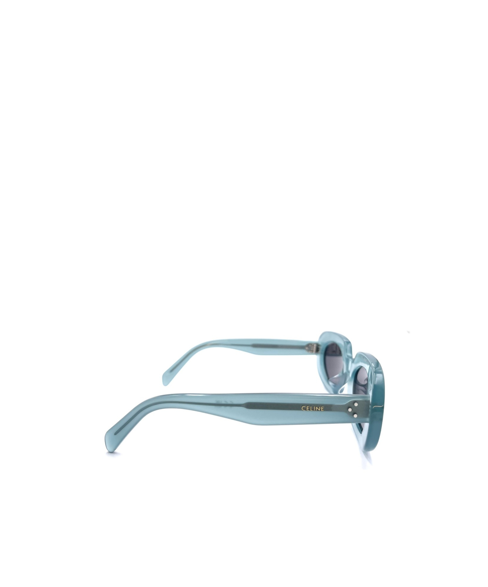 Celine Geometric Frame Sunglasses In Blue