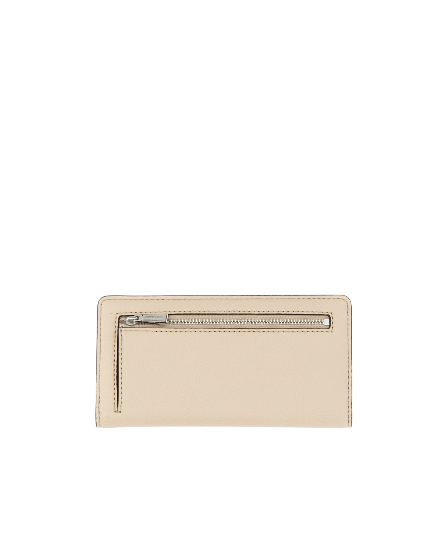 Michael Kors Michael Empire Logo Plaque Medium Wallet In Neutral