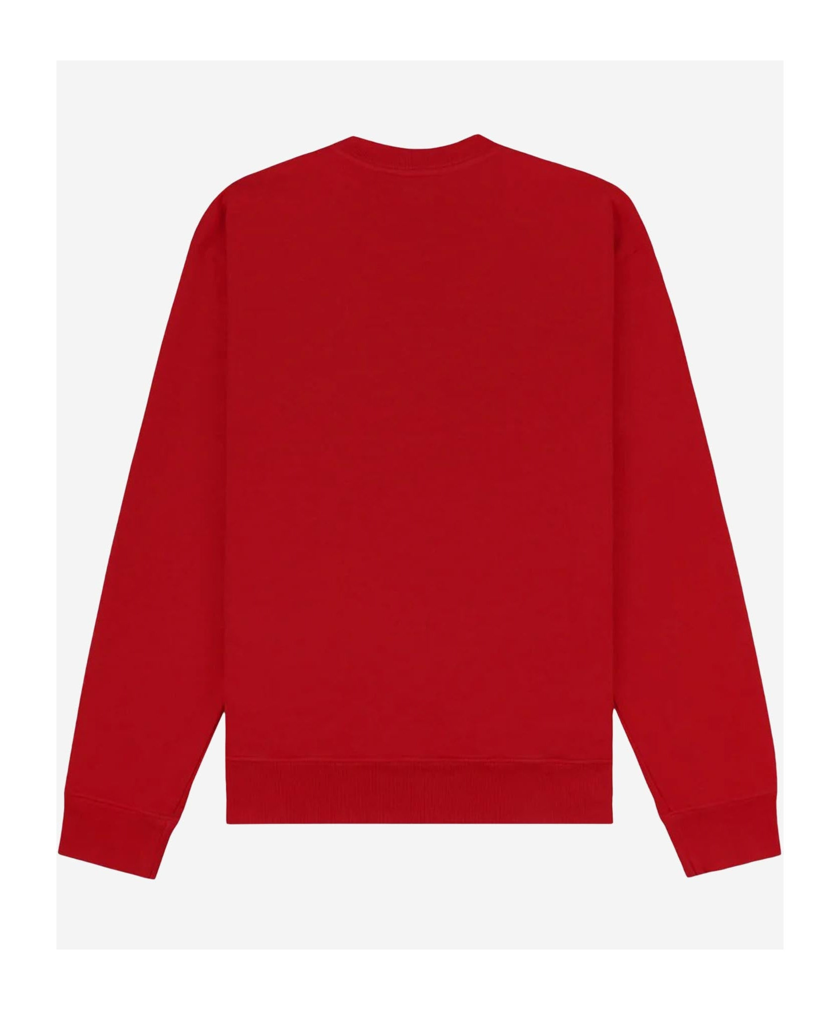 Sporty And Rich Sporty & Rich Varsity Crest Crewneck Graphic Sweatshirt In Red