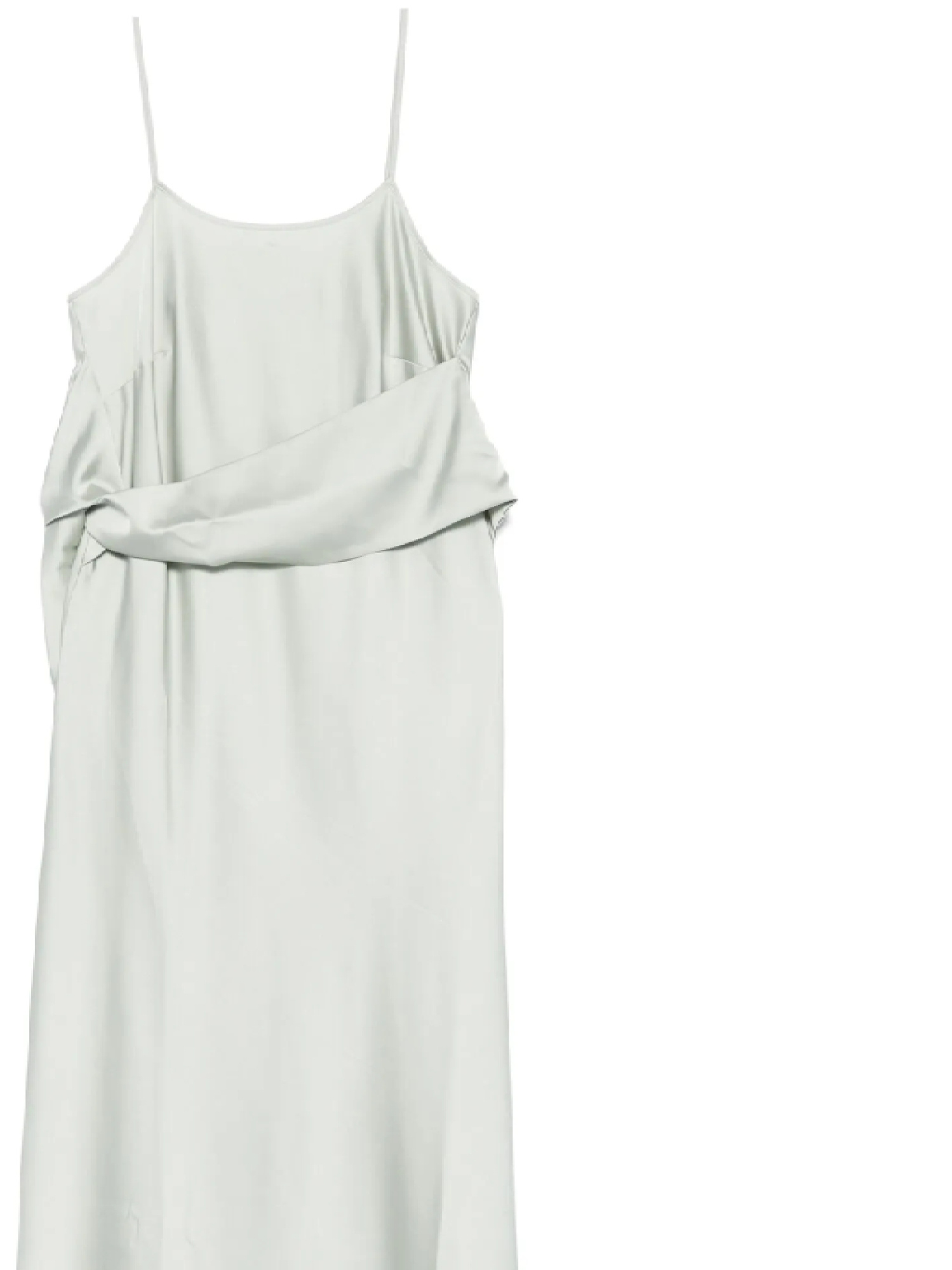 D Exterior D.exterior Draped Slip Dress In Gray