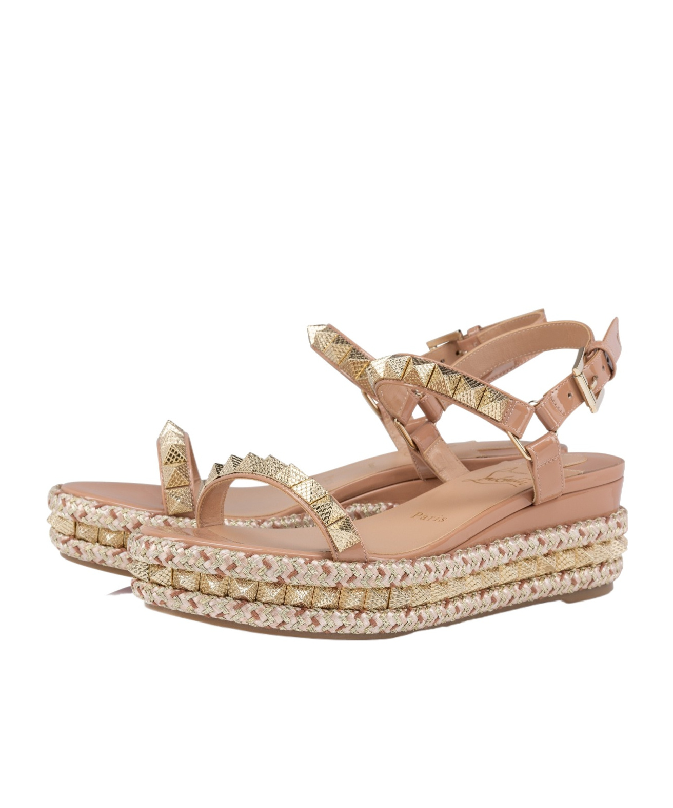 Christian Louboutin Round Toe High Heel Sandals