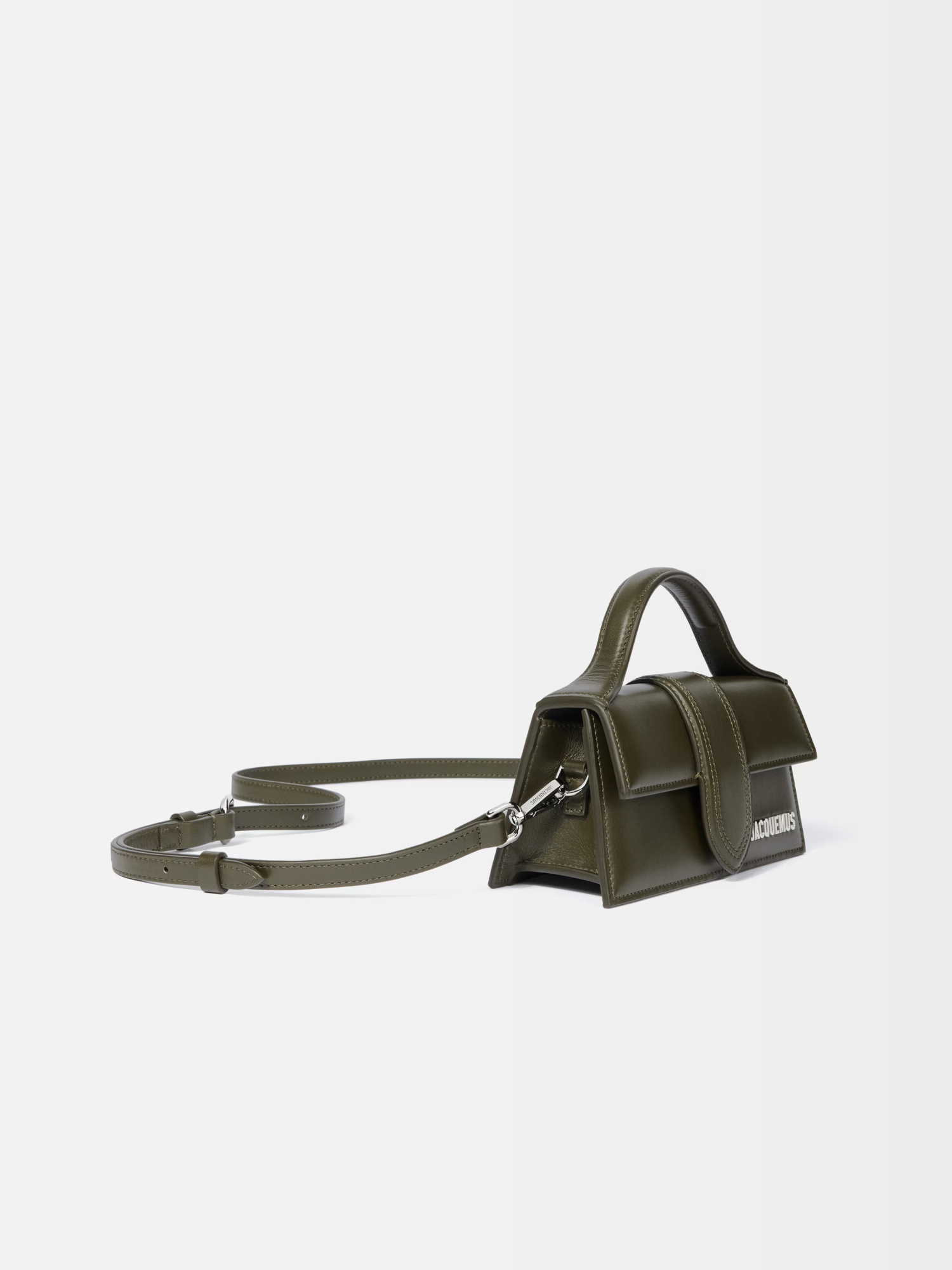 Jacquemus The Bambino Top-handle Leather Tote Bag In Brown