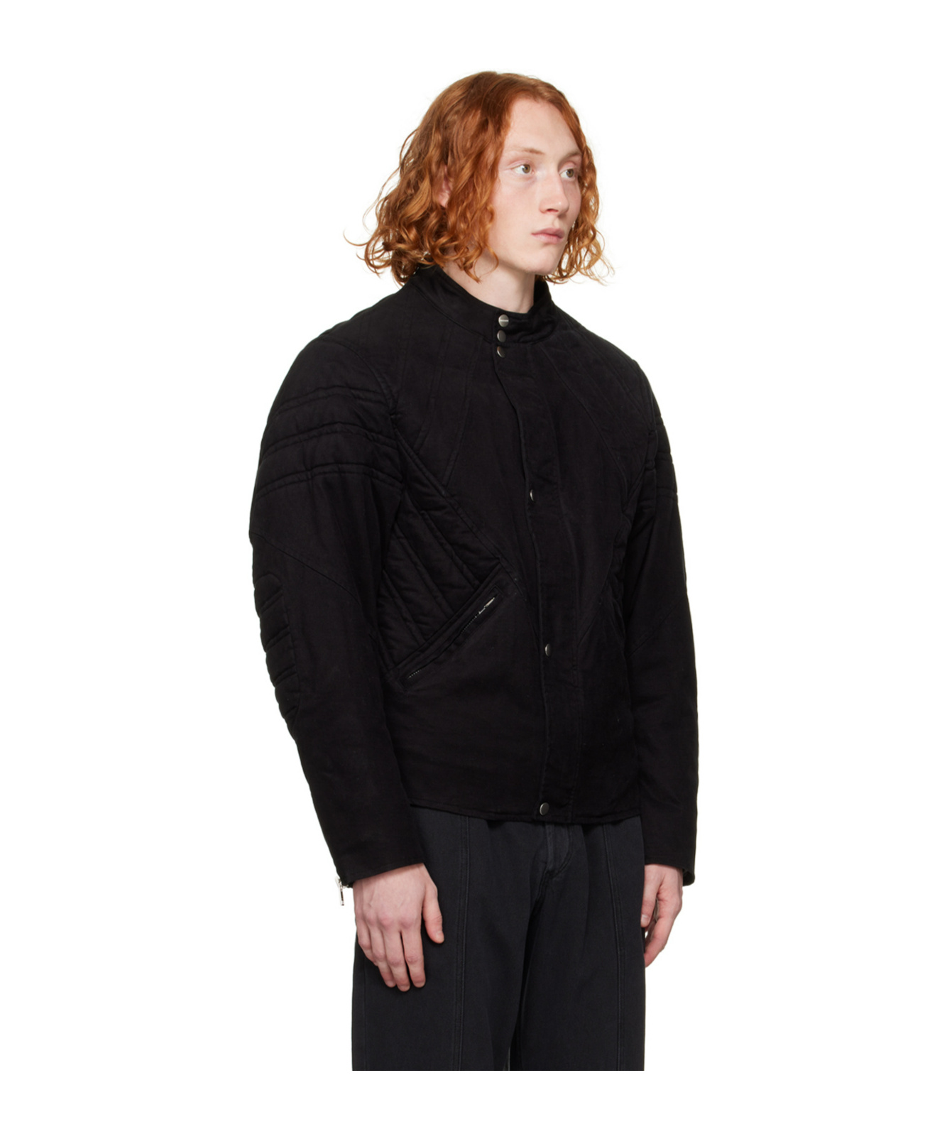 Isabel Marant Haspar Quilted Cotton Suit In Black