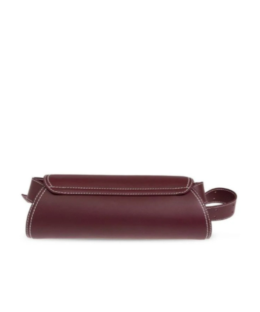 Jil Sander Cannolo Shoulder Bag In Red