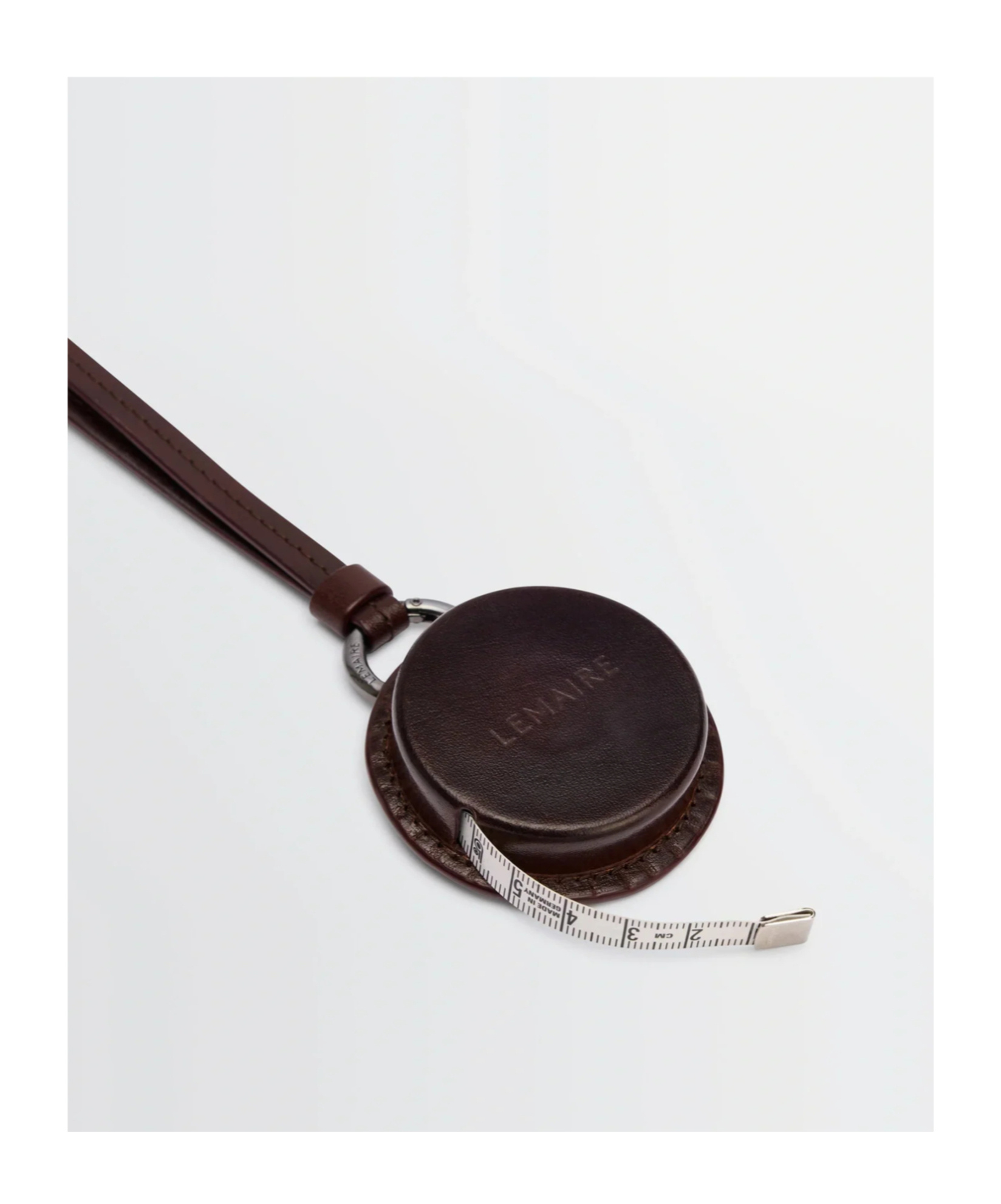 Lemaire Molded Tape Necklace In Yellow