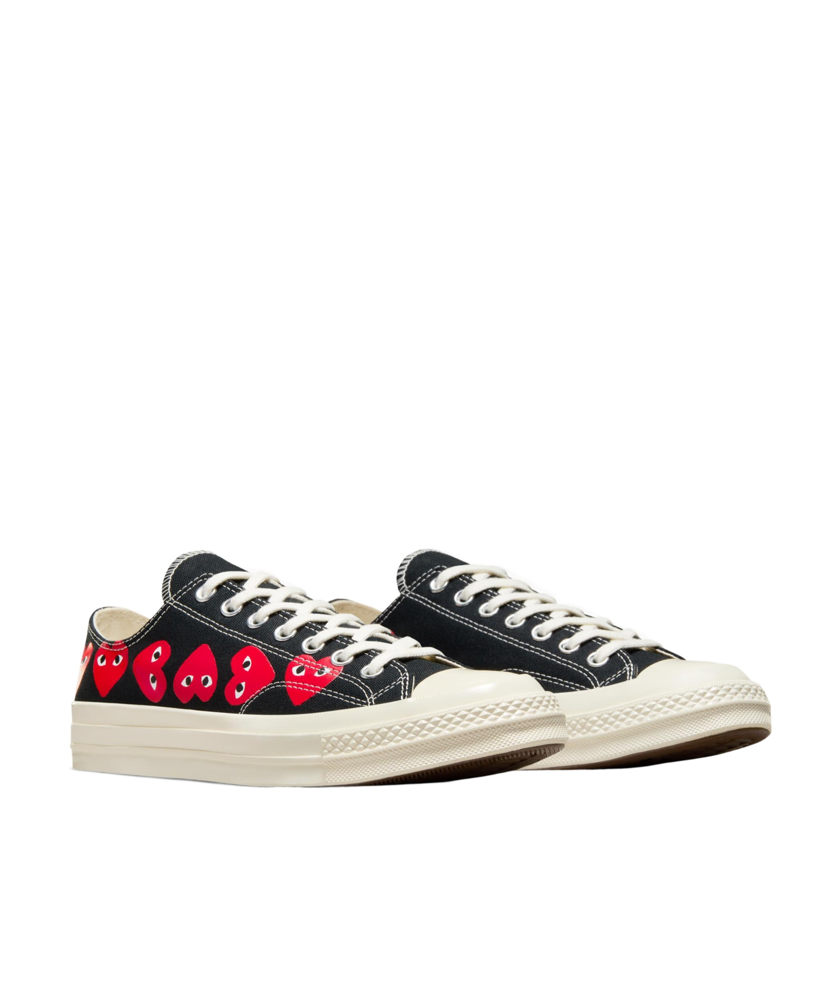 Shop Comme Des Garçons Play X Converse Converse X Comme Des Garçons Play Chuck 70 Trainers In Multicolor