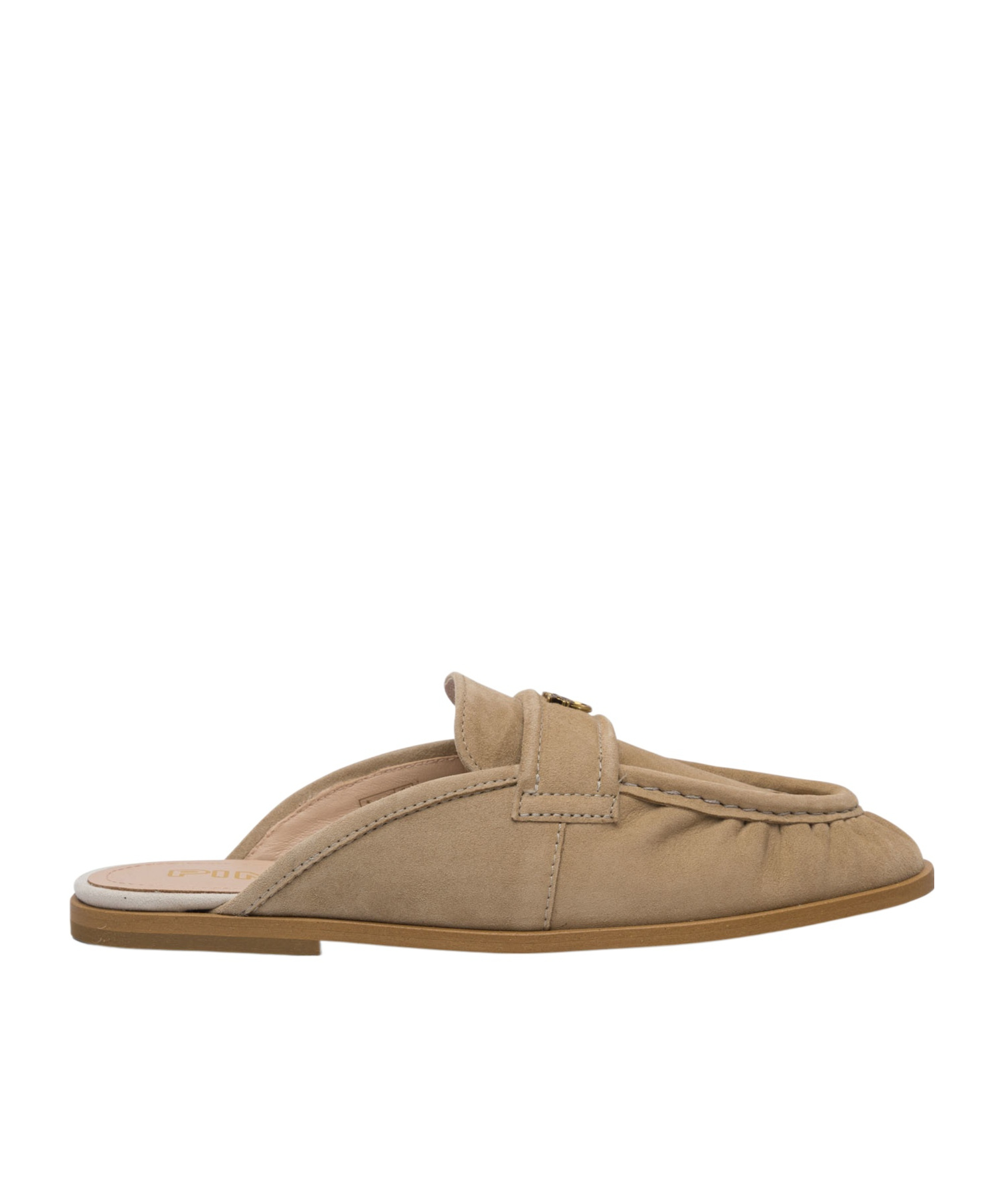 Shop Pinko Love Birds Slides In Brown