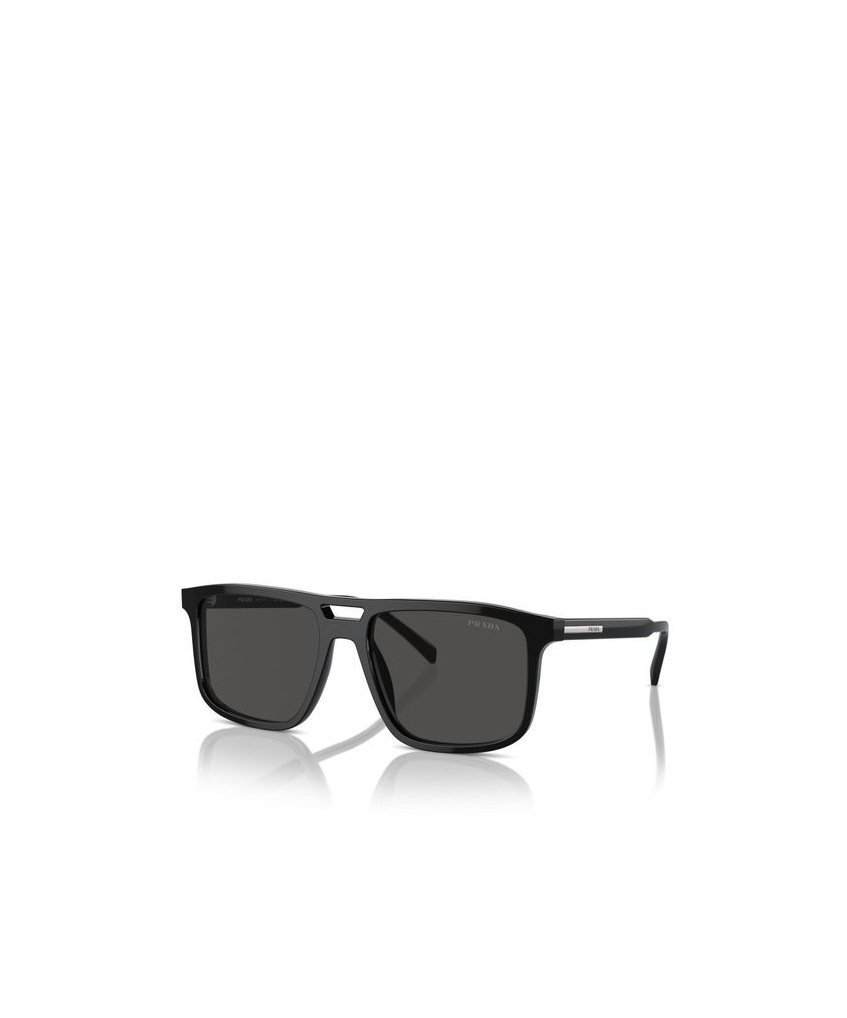 Prada Eyewear Rectangular Frame Sunglasses In Black