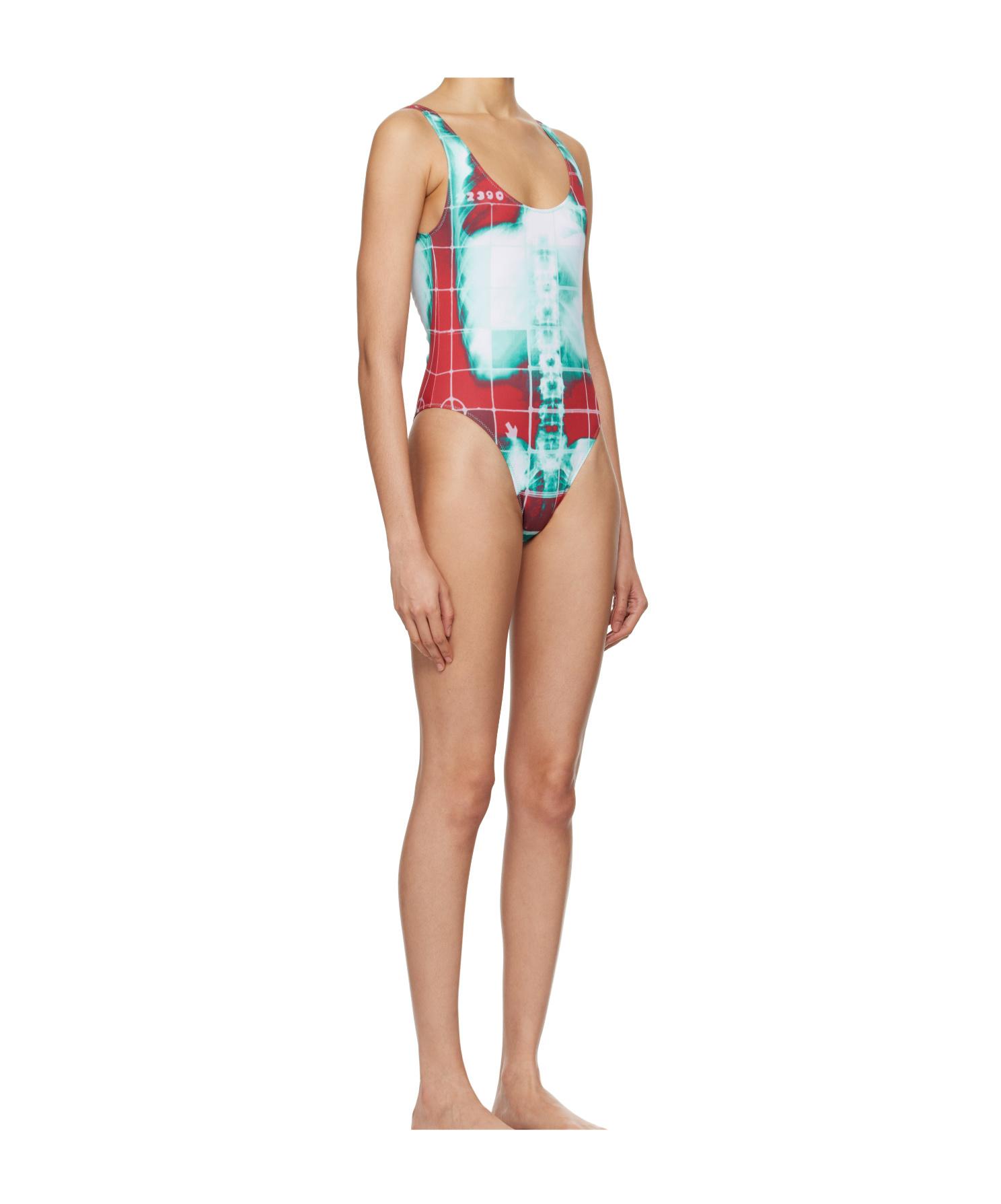 Jean Paul Gaultier The Red Squeletor' Swimsuit