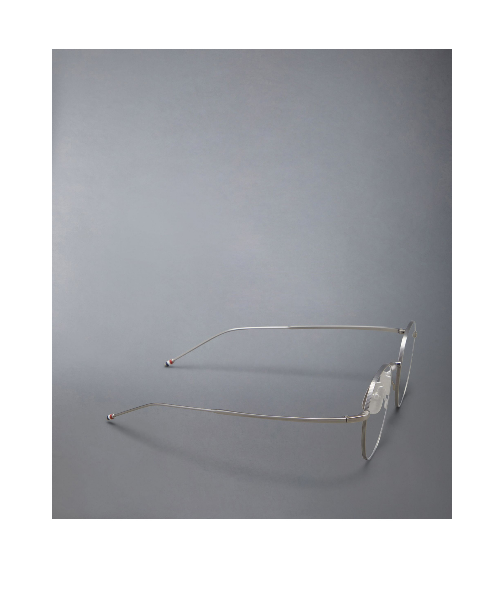 Thom Browne Eyewear Round-frame Glasses In White