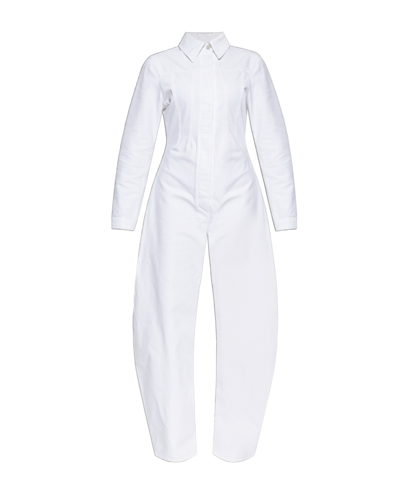 Alaïa Round Denim Jumpsuit