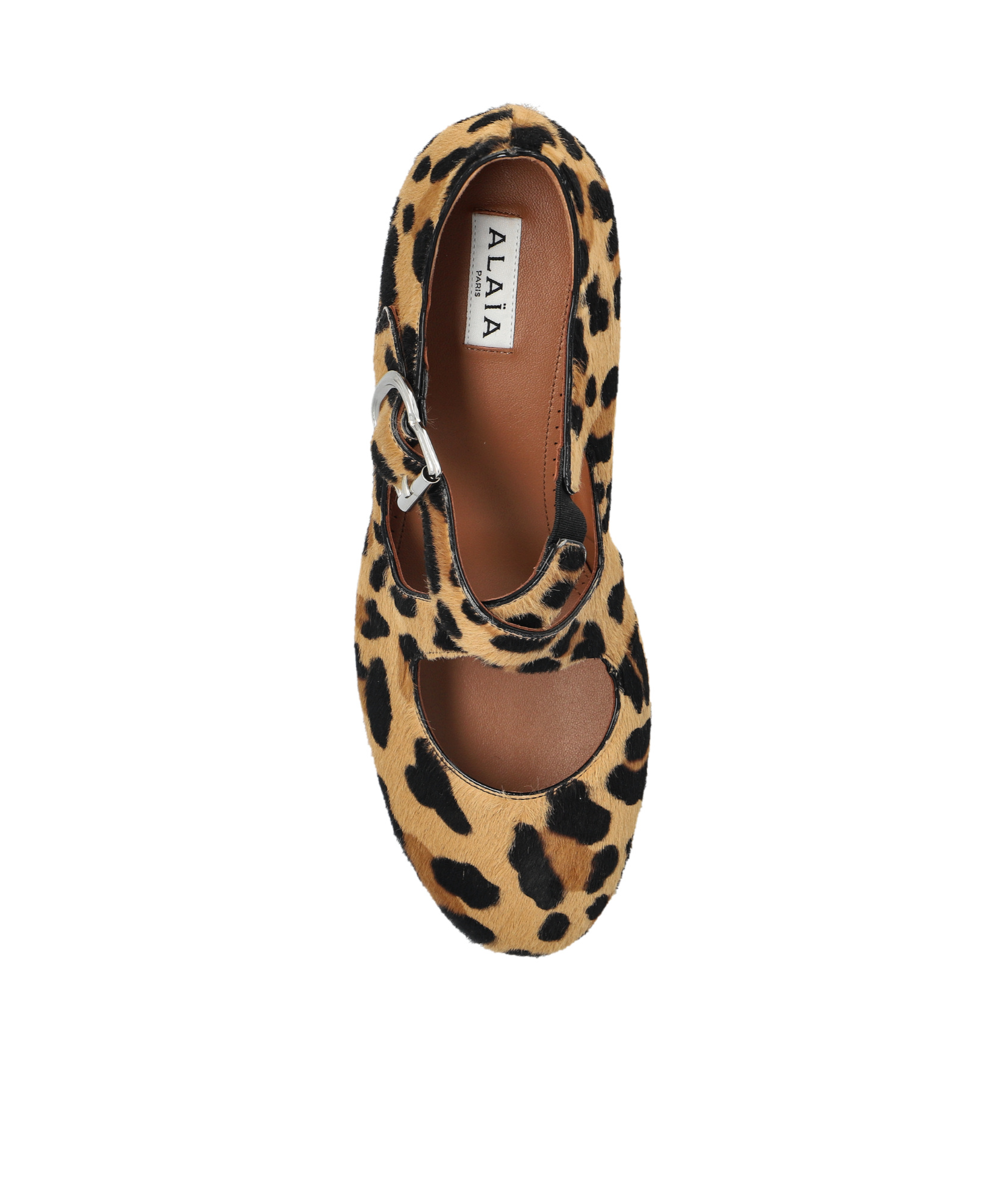 Alaïa 110 Leopard-print Calf Hair Platform Wedge Pumps In Brown