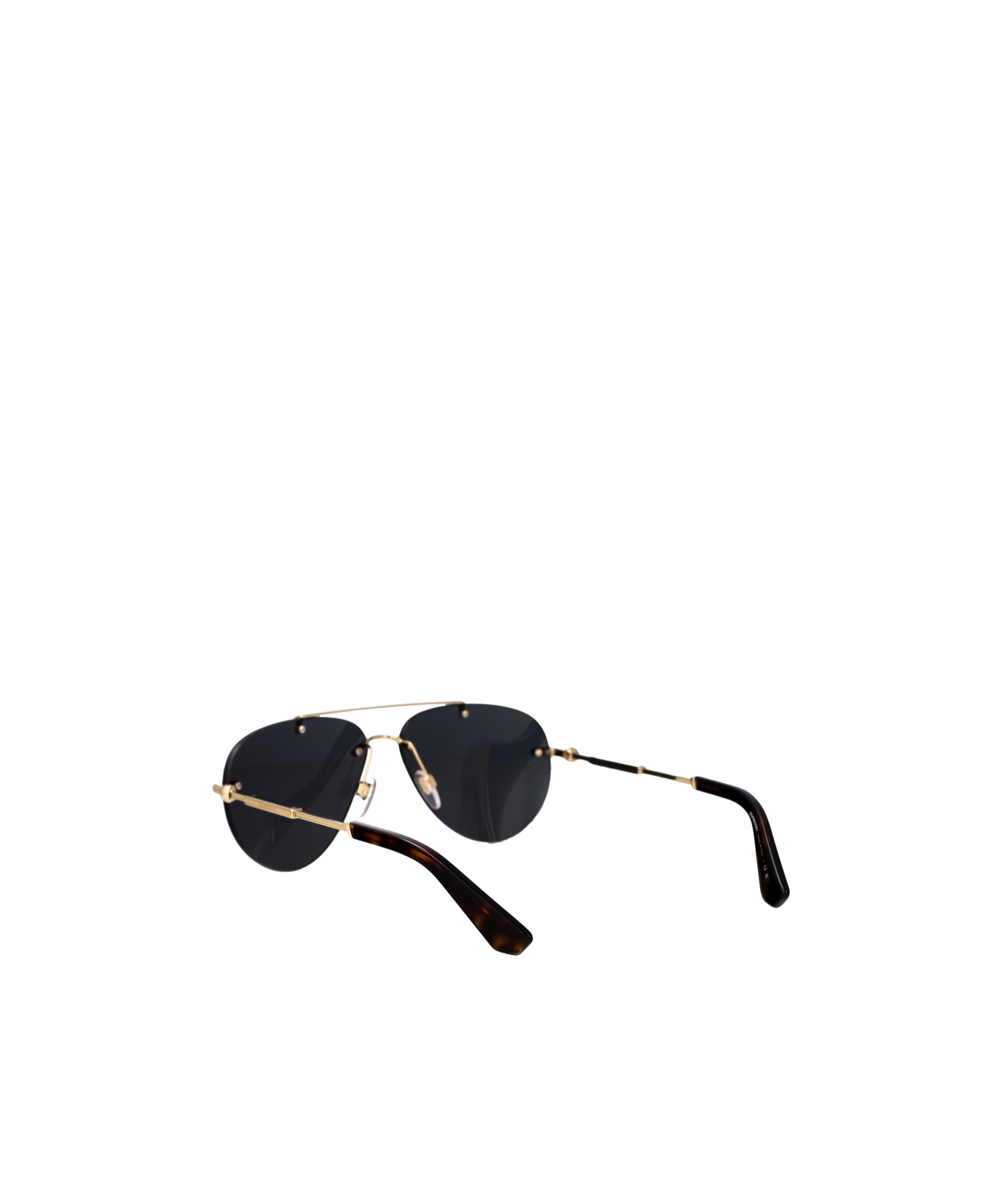 Burberry Geometric Frame Sunglasses In Black