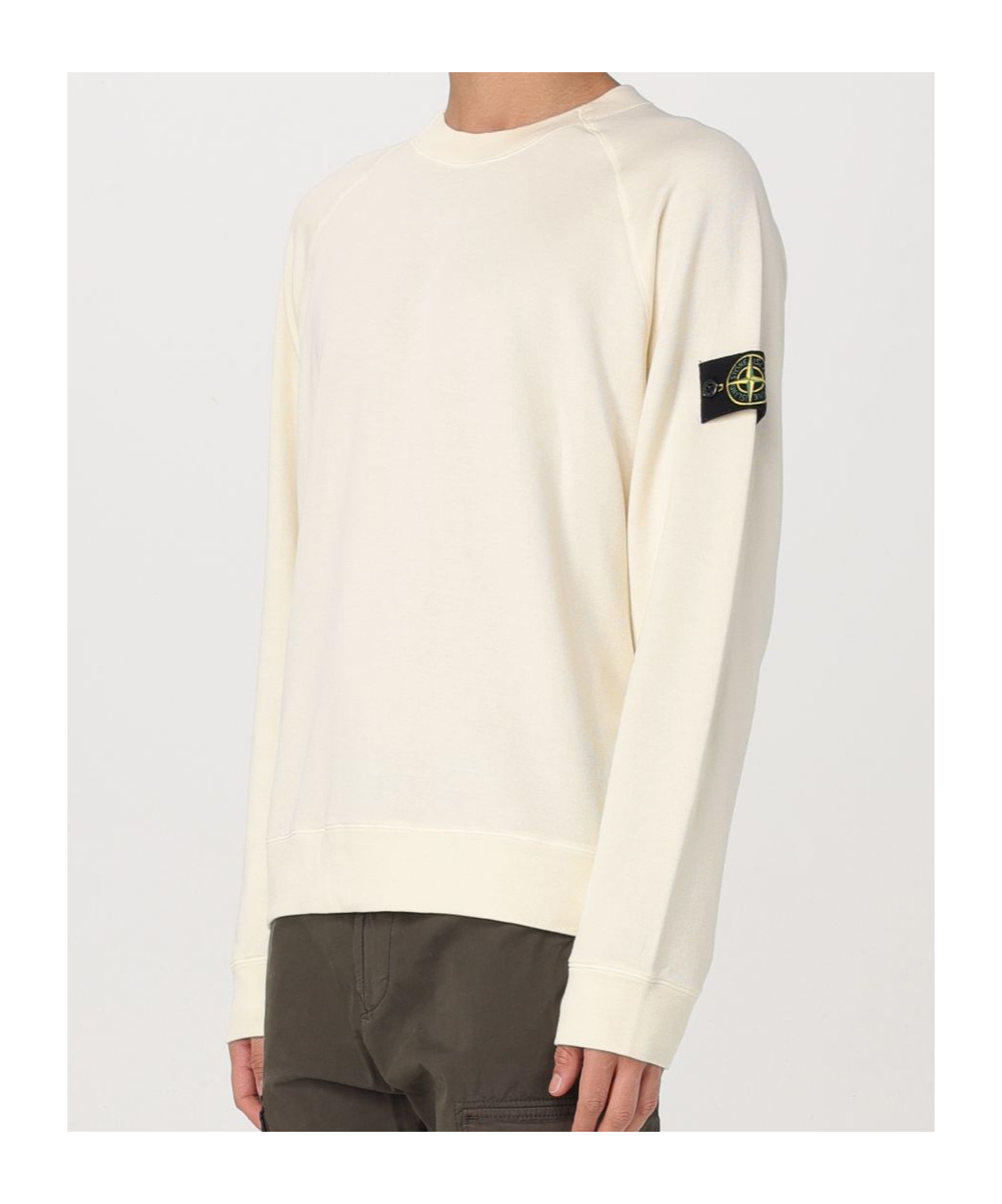 Stone Island 508a3 Maglia In Lana In Nude