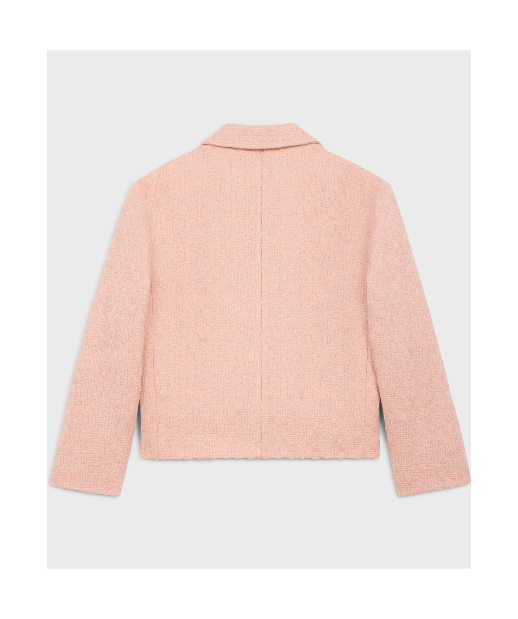 Celine Garance Jacket In Wool Natté In Pink